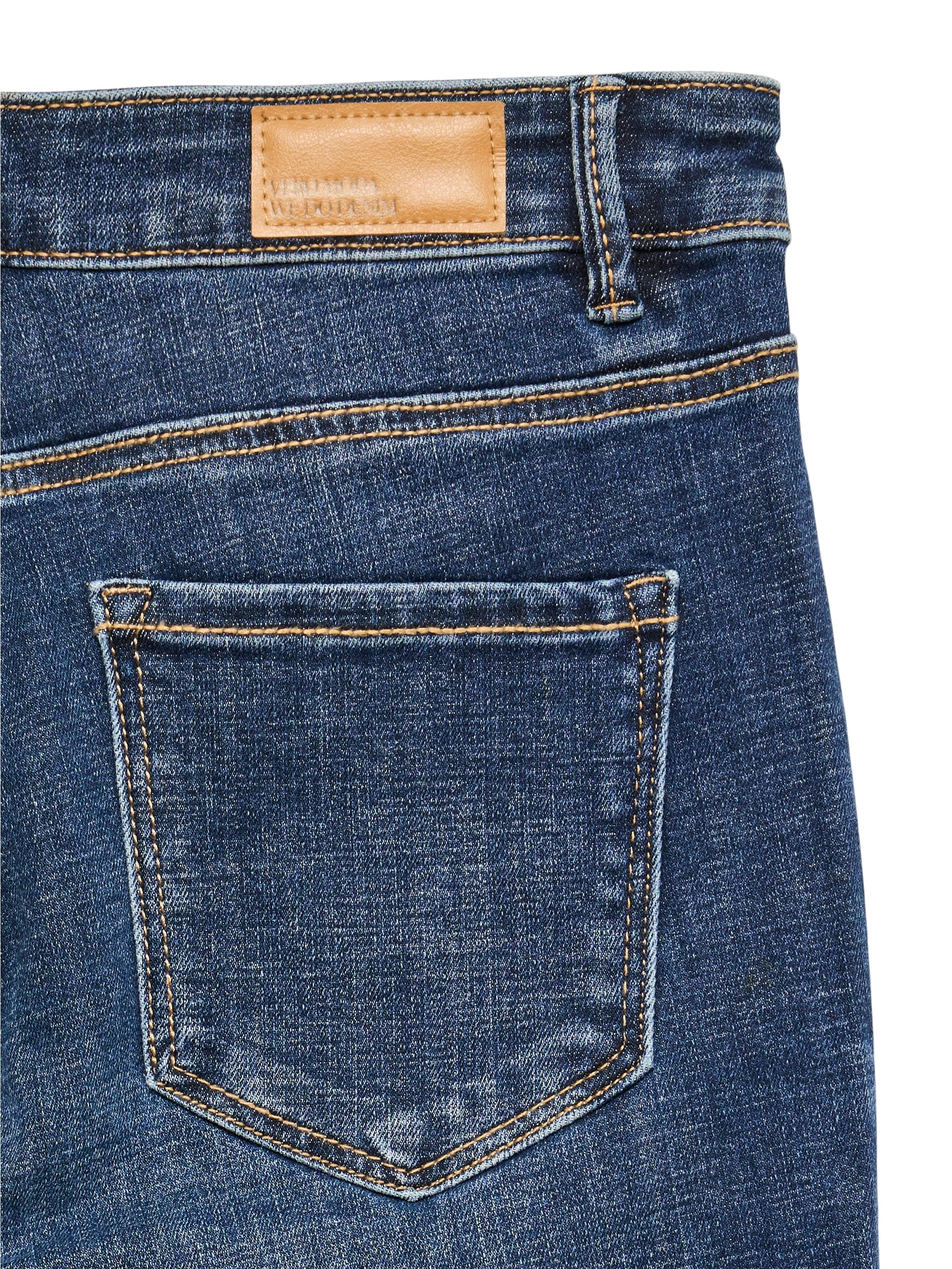 Vero Moda Jeans droit »VMFLASH MR STRAIGHT JEANS LI3300 GA NOOS« Baumwollmischung mit Stretch, regular waist, straight fit