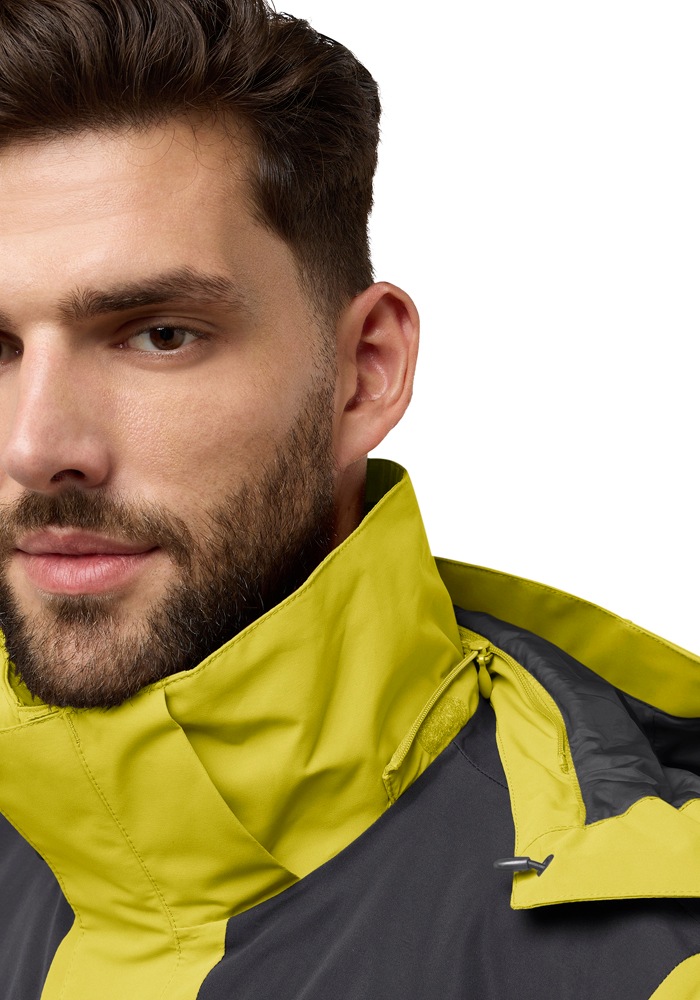 Jack Wolfskin 3-in-1-Funktionsjacke »JASPER 3IN1 JKT M« mit Kapuze mit abnehmbarer, gefütterter Kapuze, wasserdicht, winddicht