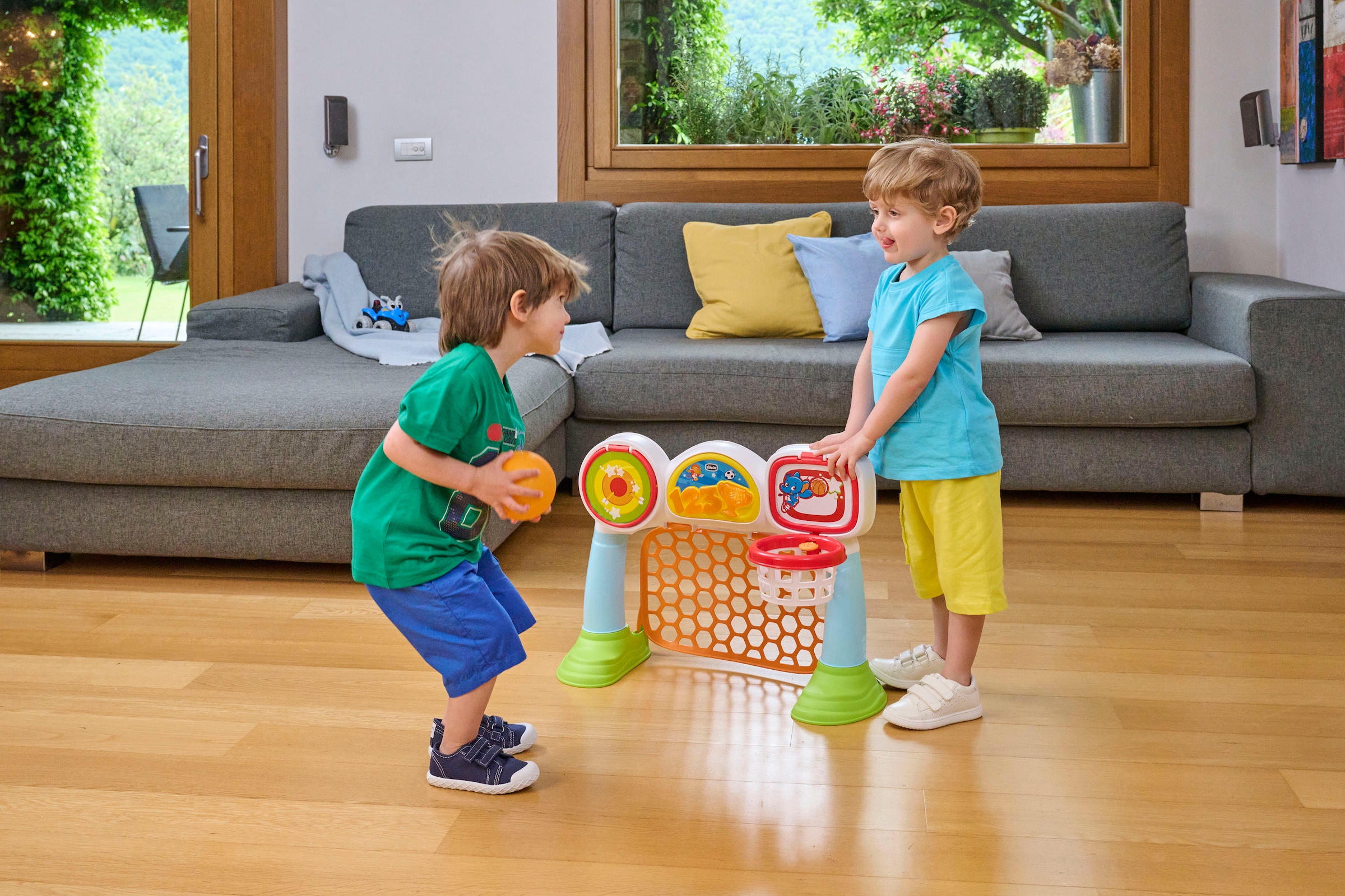 Chicco But de football »Multi-Sport-Aktivitätsspiel, 3in1« Made in Europe; mit Licht- und Soundeffekt