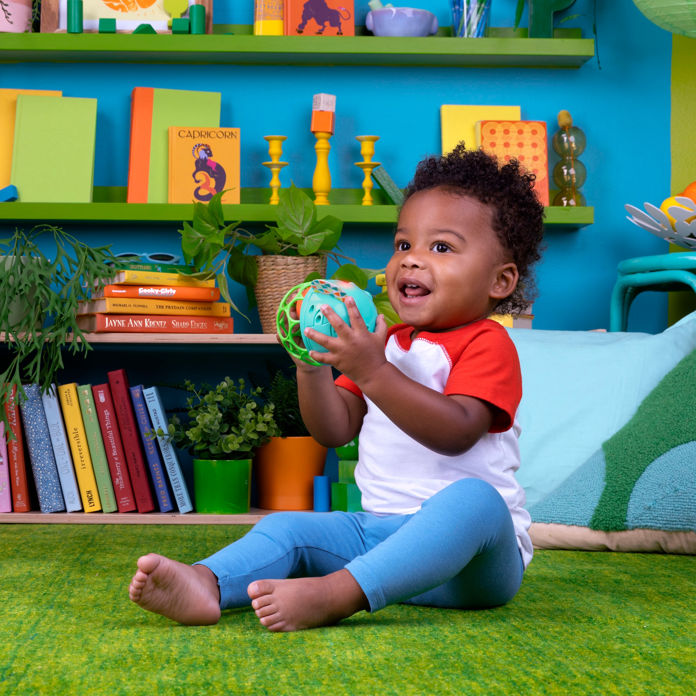 Bright Starts Lernspielzeug »Giggle & Glow  Musical Light-Up Toy« mit Licht und Sound