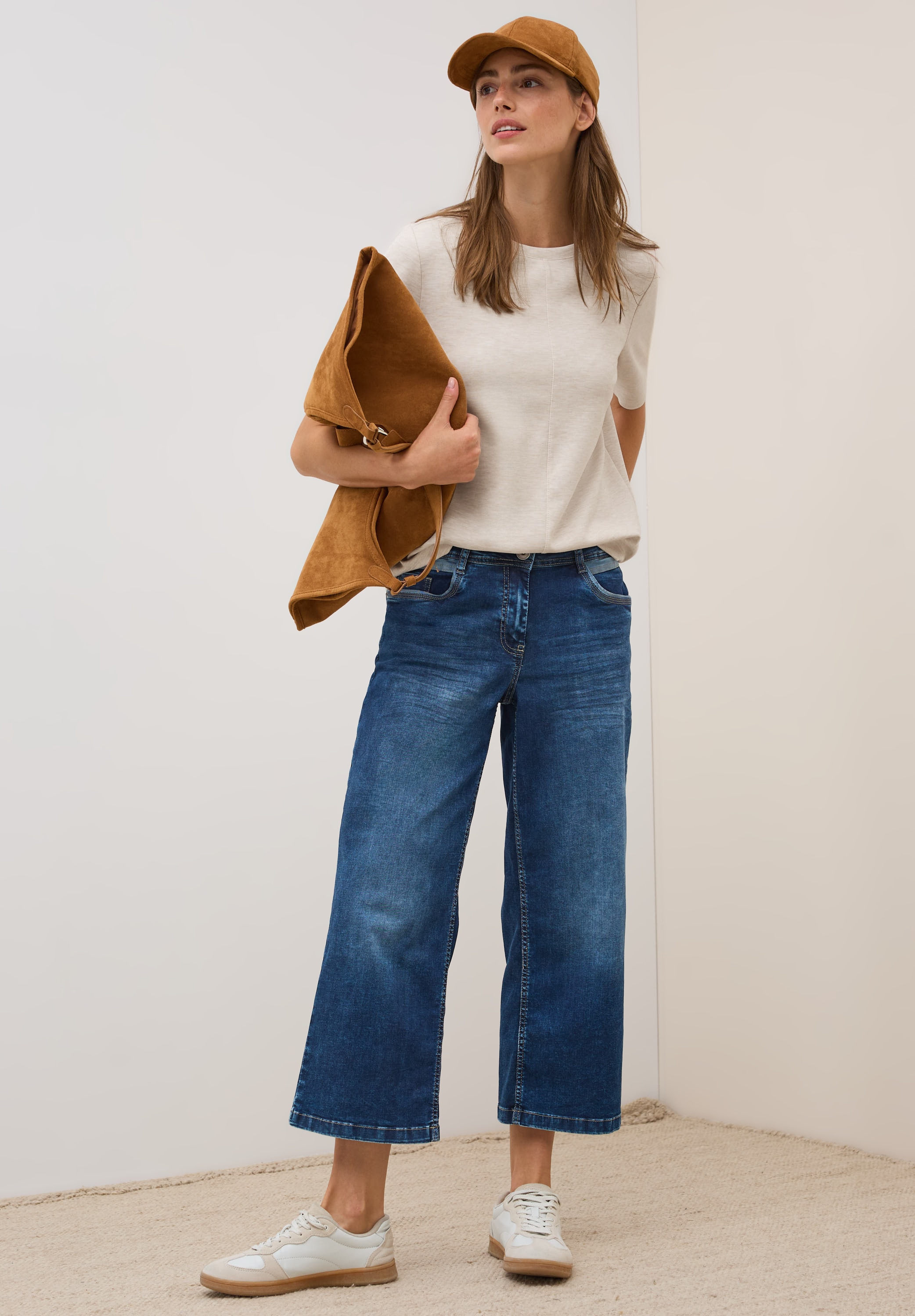 Cecil Sweatshirt , kurzarm, mit Rundhals
