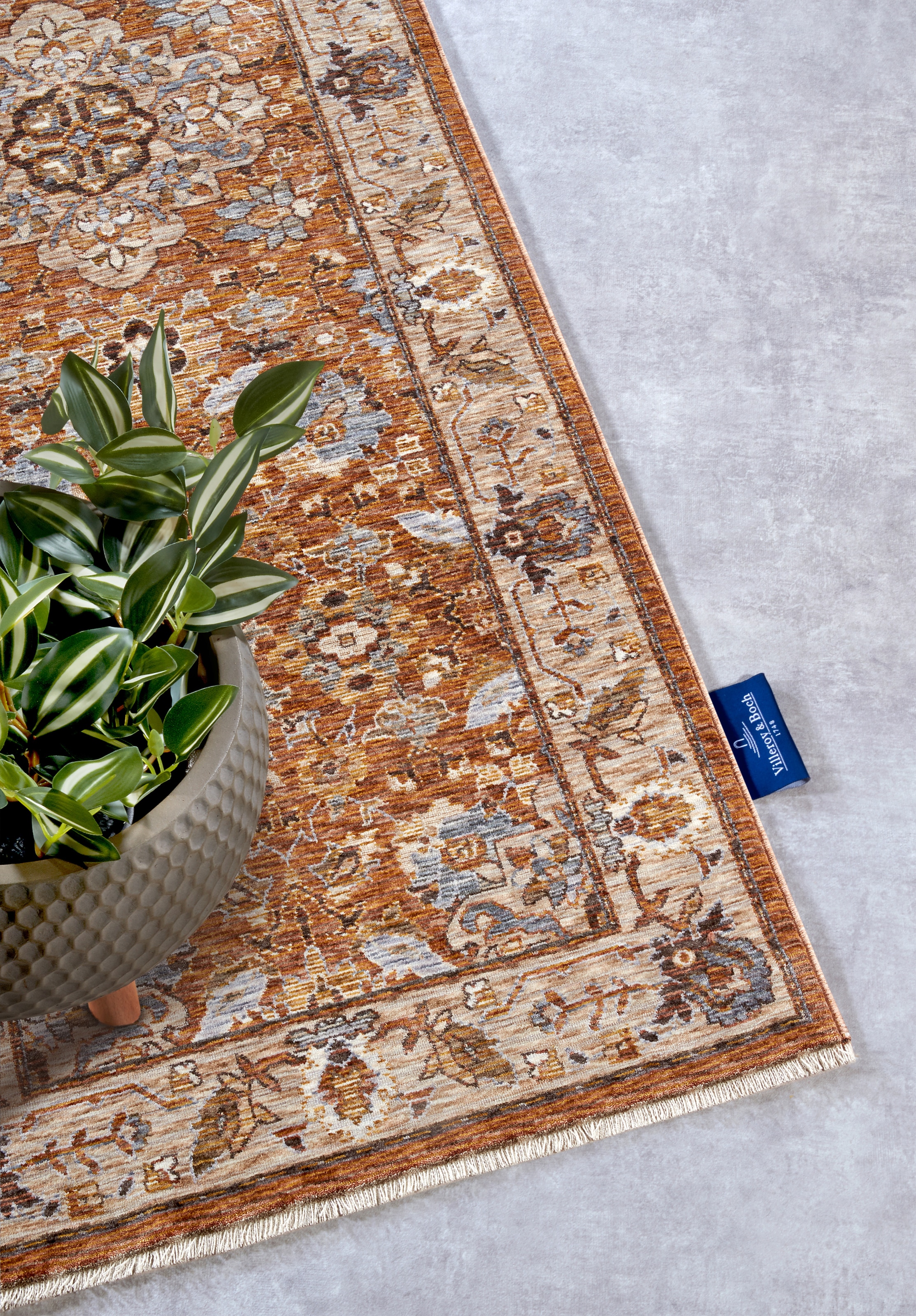 Villeroy & Boch Teppich »Egon« rechteckig 7 mm Höhe Orientalisch, Fransen, Läufer, Wohnzimmer, Schlafzimmer, Klassisch