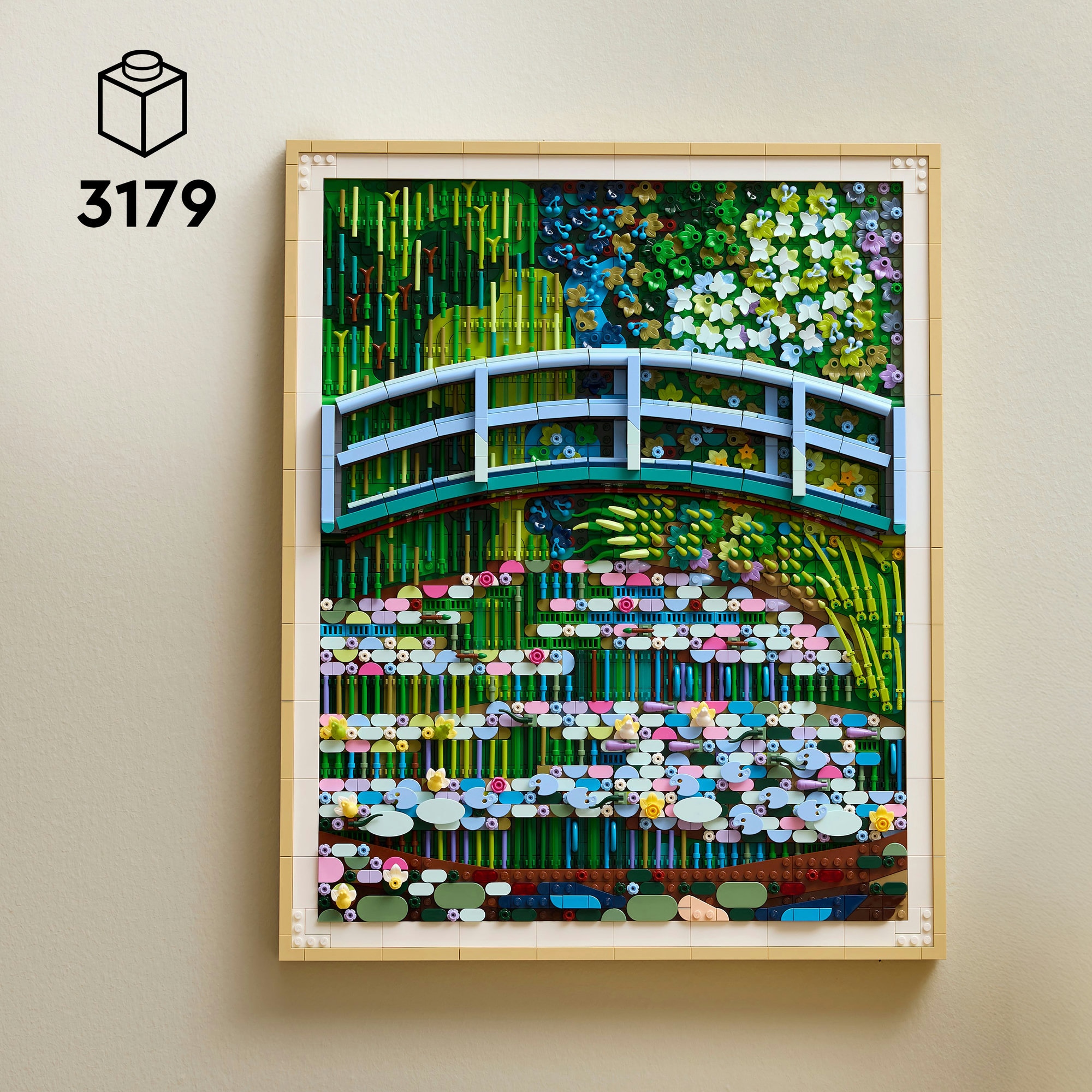 LEGO® Konstruktionsspielsteine »Claude Monet – Brücke über einen Seerosenteich (31220), LEGO ART«