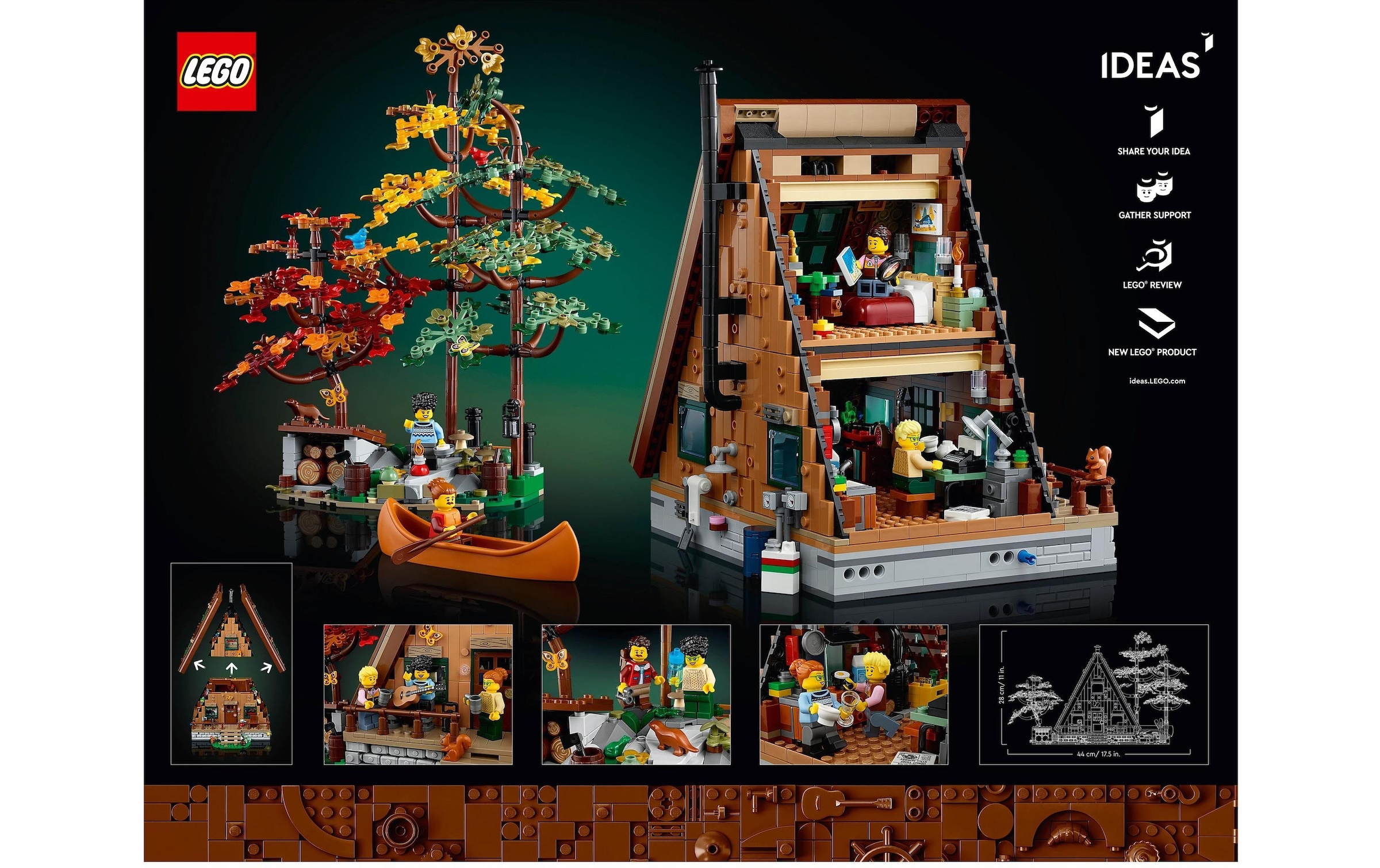 LEGO® Briques de jeu »Finnhütte 21338«