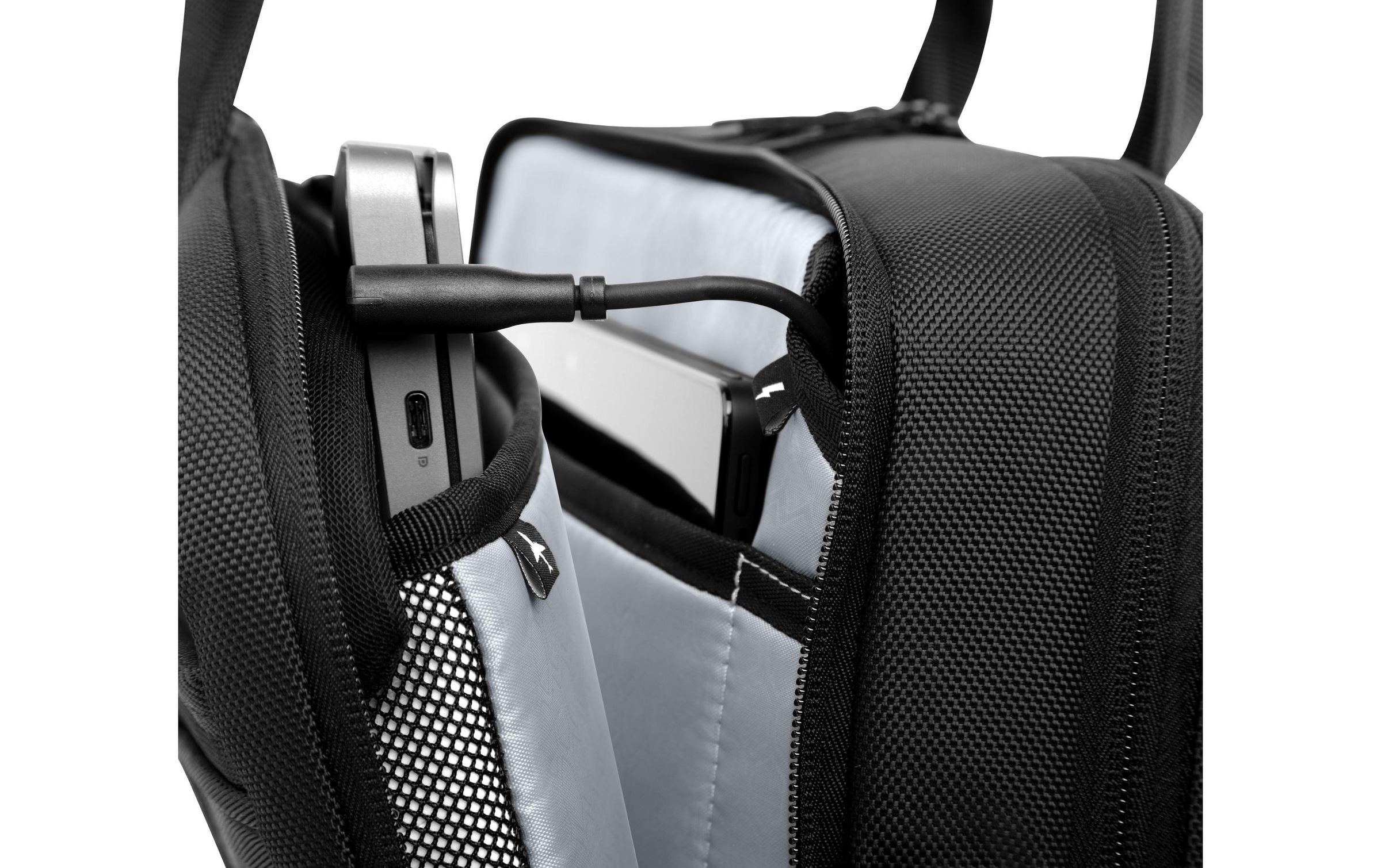 Dell Laptoptasche »DELL Notebooktasche Premier 460-BCQ« Dokumentenfach, Organizerfächer