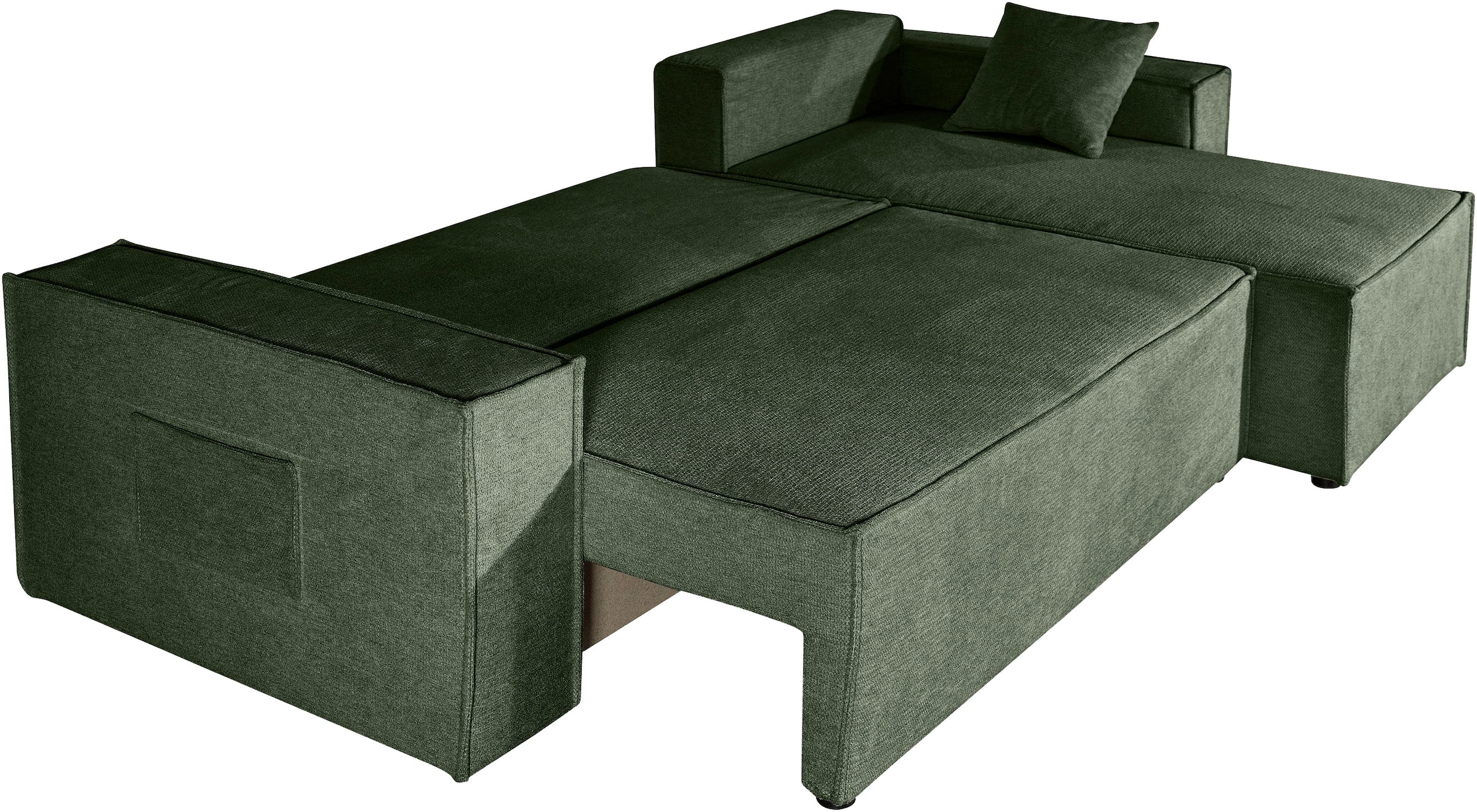 GOODproduct Ecksofa »CASSI L-Form, 241cm - OTTO. Verlässliche Qualität.« Schlaffunktion (133/200), Bettkasten, auch in Cord