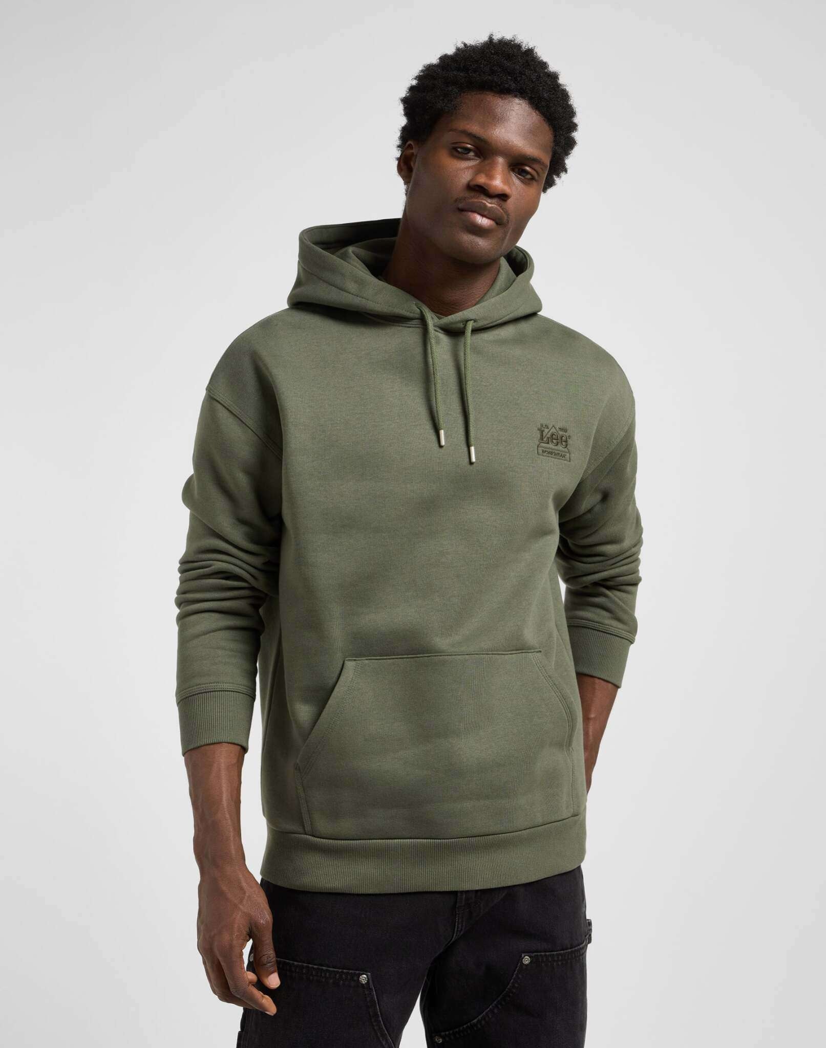 Lee® Pull à capuche »Lee Kapuzenpullover Ww Essential Hoodie«