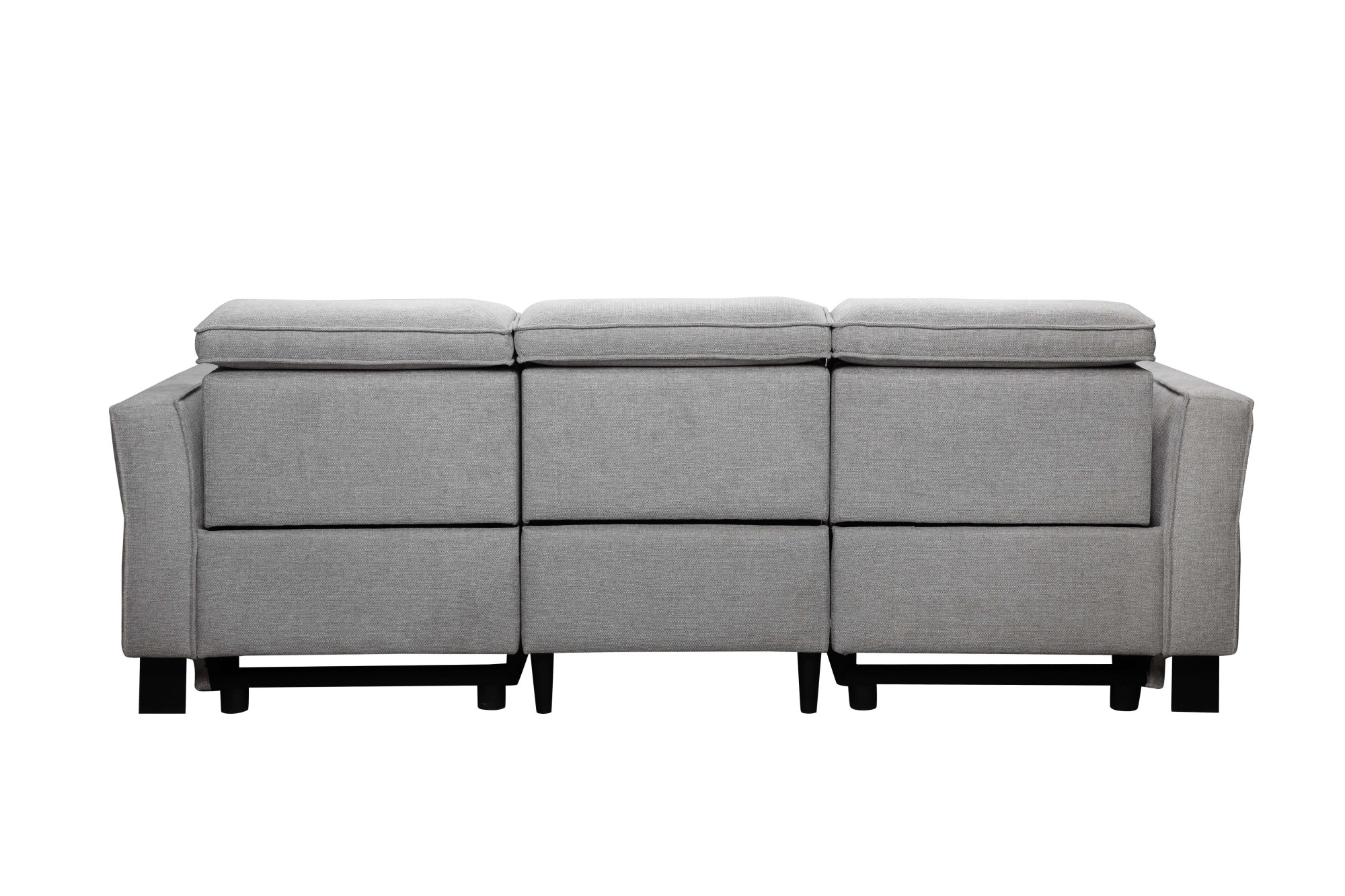 GOODproduct 3-Sitzer »Carpari Webstoff, 224 cm, man./elektr. Relaxfunktion« (USB A/C), sowie Kopfteilverstellung