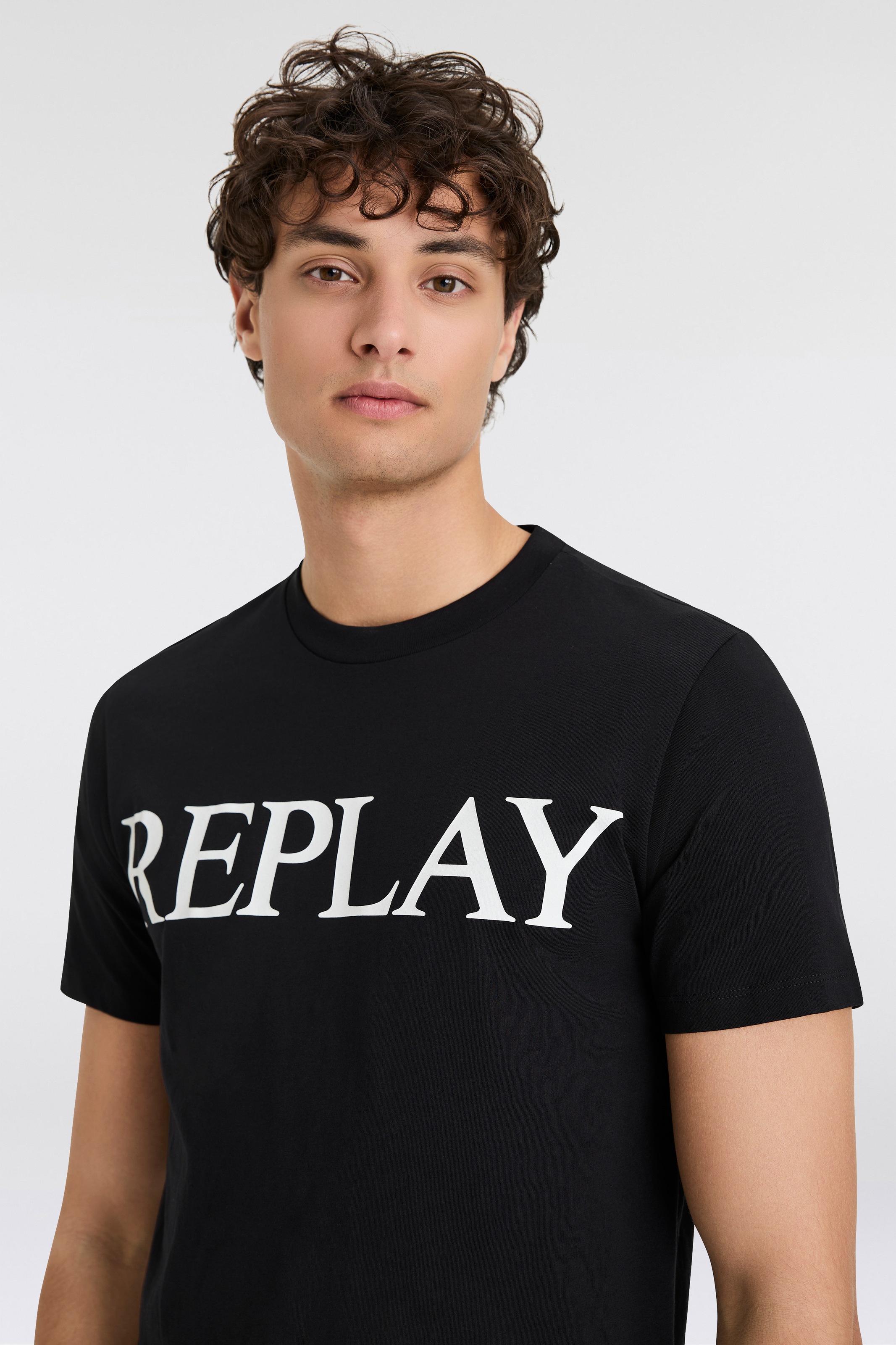 Replay T-Shirt mit Logo-Frontprint