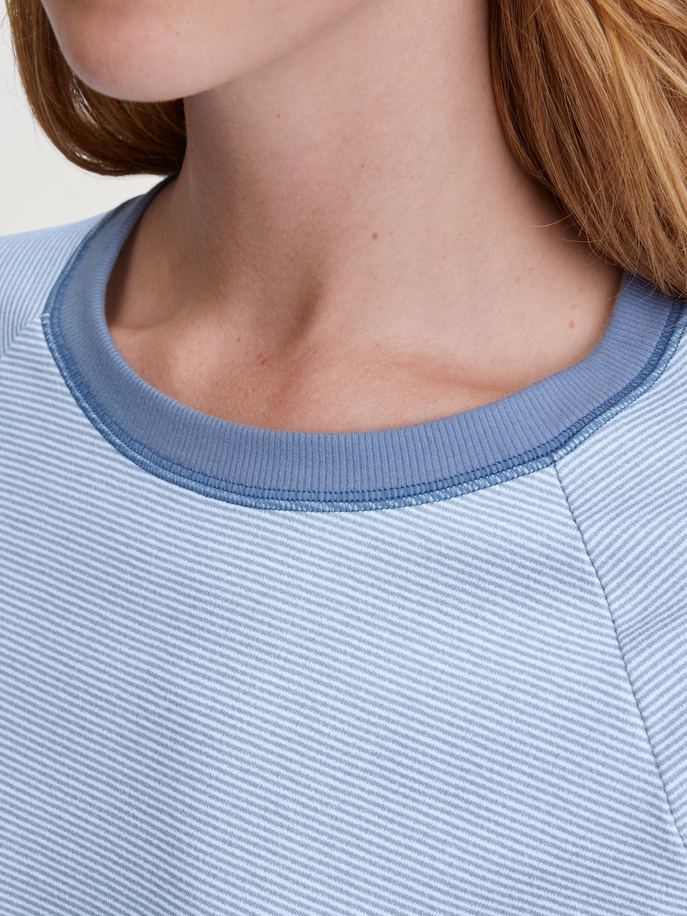 CALIDA Pyjama »Midnight Love« 2 cuis tlg., Langarm, Heavy-Interlock, Rundhals-Ausschnitt, wärmend