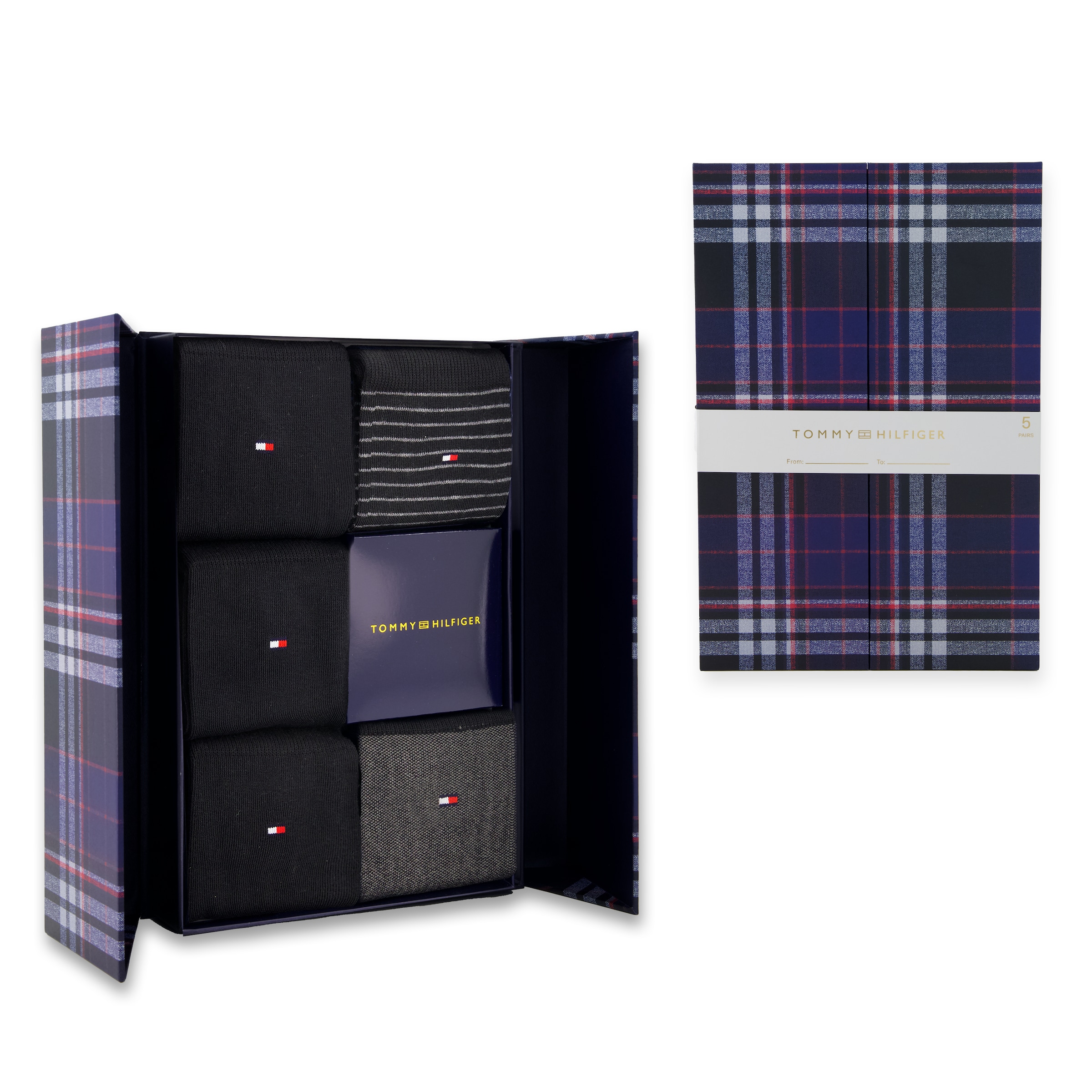 Tommy Hilfiger Socken 5 Paar,  mit Geschenkbox