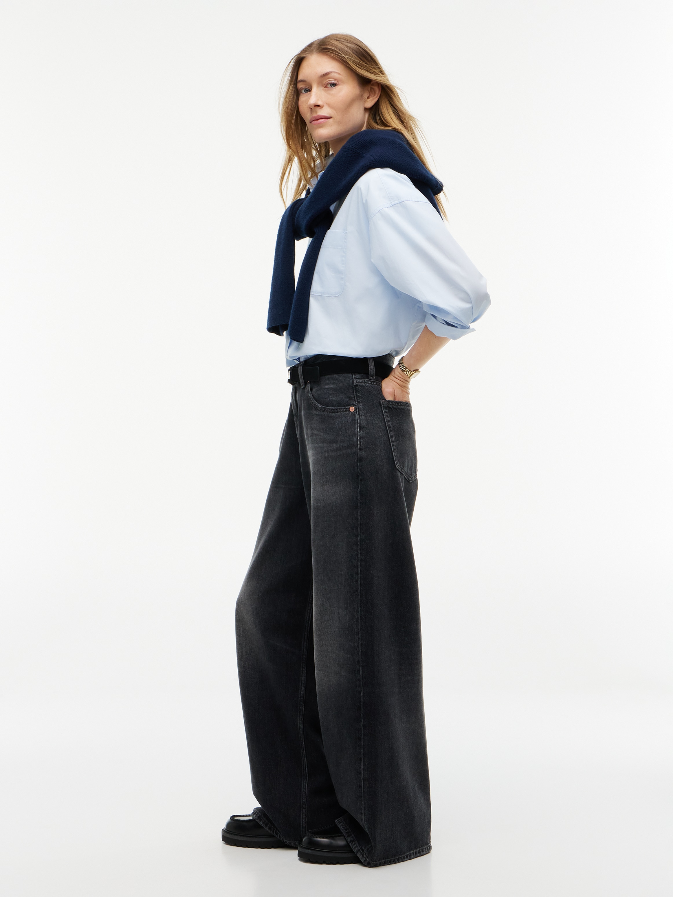 Tommy Jeans Loose-fit-Jeans »CHARLIE MID RISE LOOSE DJ6084« Baumwollmischung, loose fit