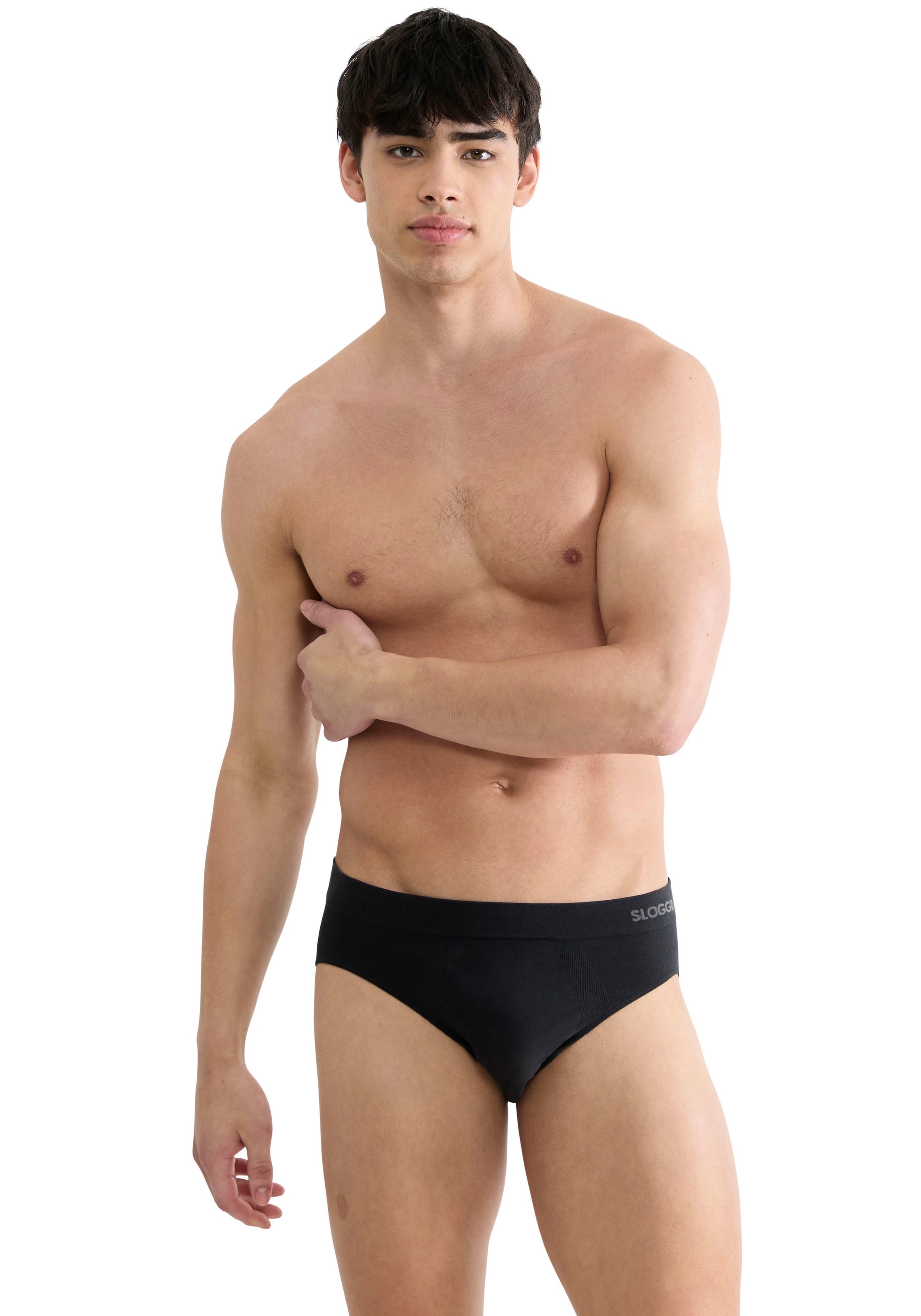 sloggi Slip »Men GO Smooth« Packung, 2er Pack, 2 tlg., nahtlos, atmungsaktiv, Baumwollmix, ohne Eingriff, elastisch