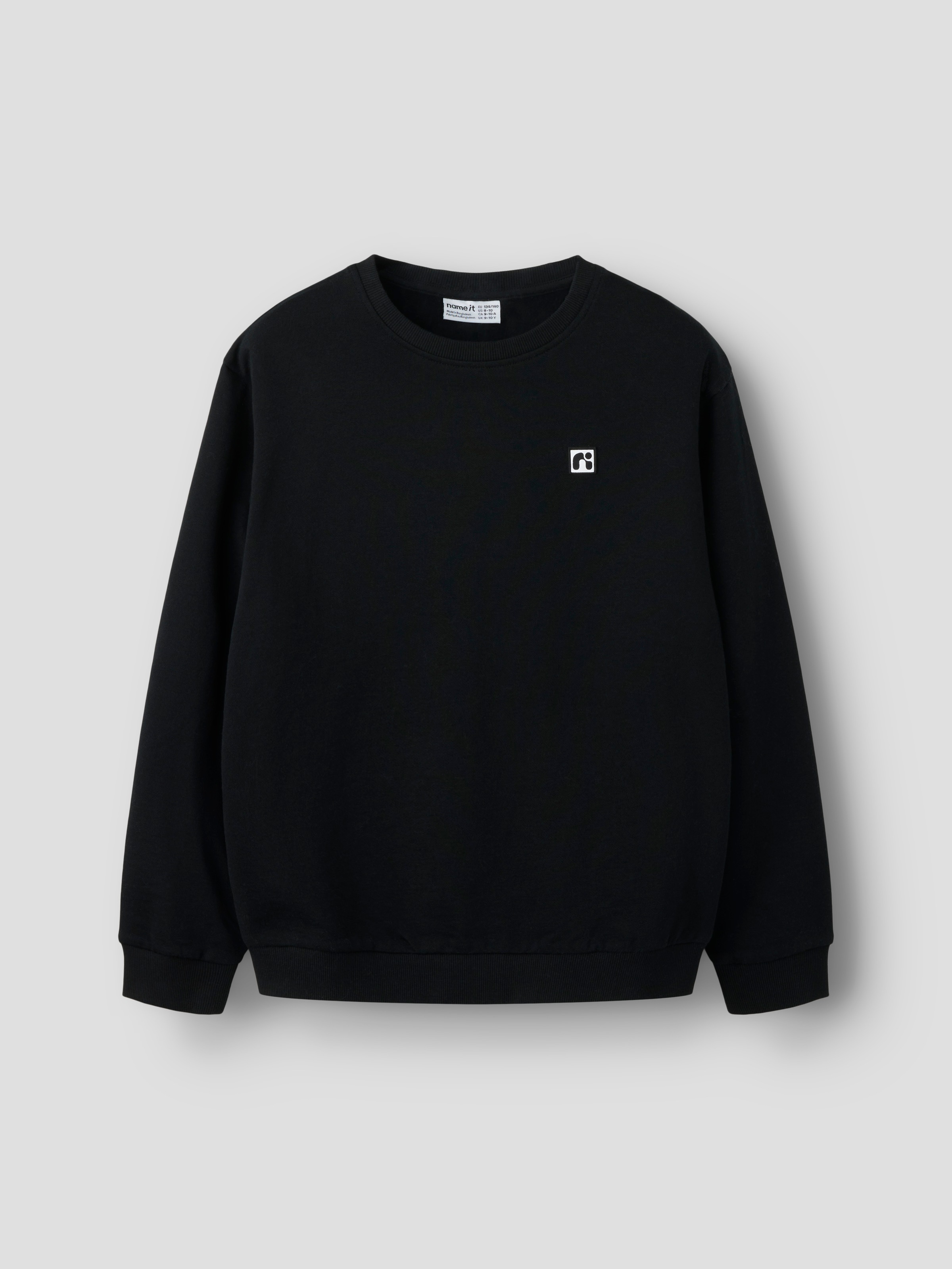 Name It Sweatshirt »NKMFLO LS NREG SWEAT BRU NOOS«, Baumwolle, regular fit
