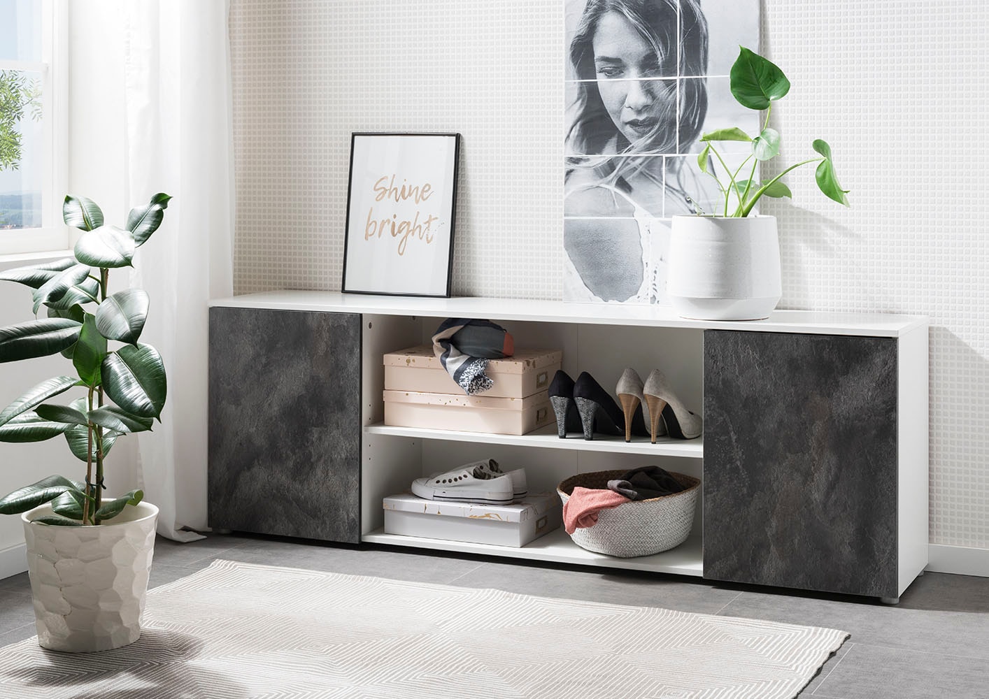 Paroli Lowboard »Susa« Breite 165 cm