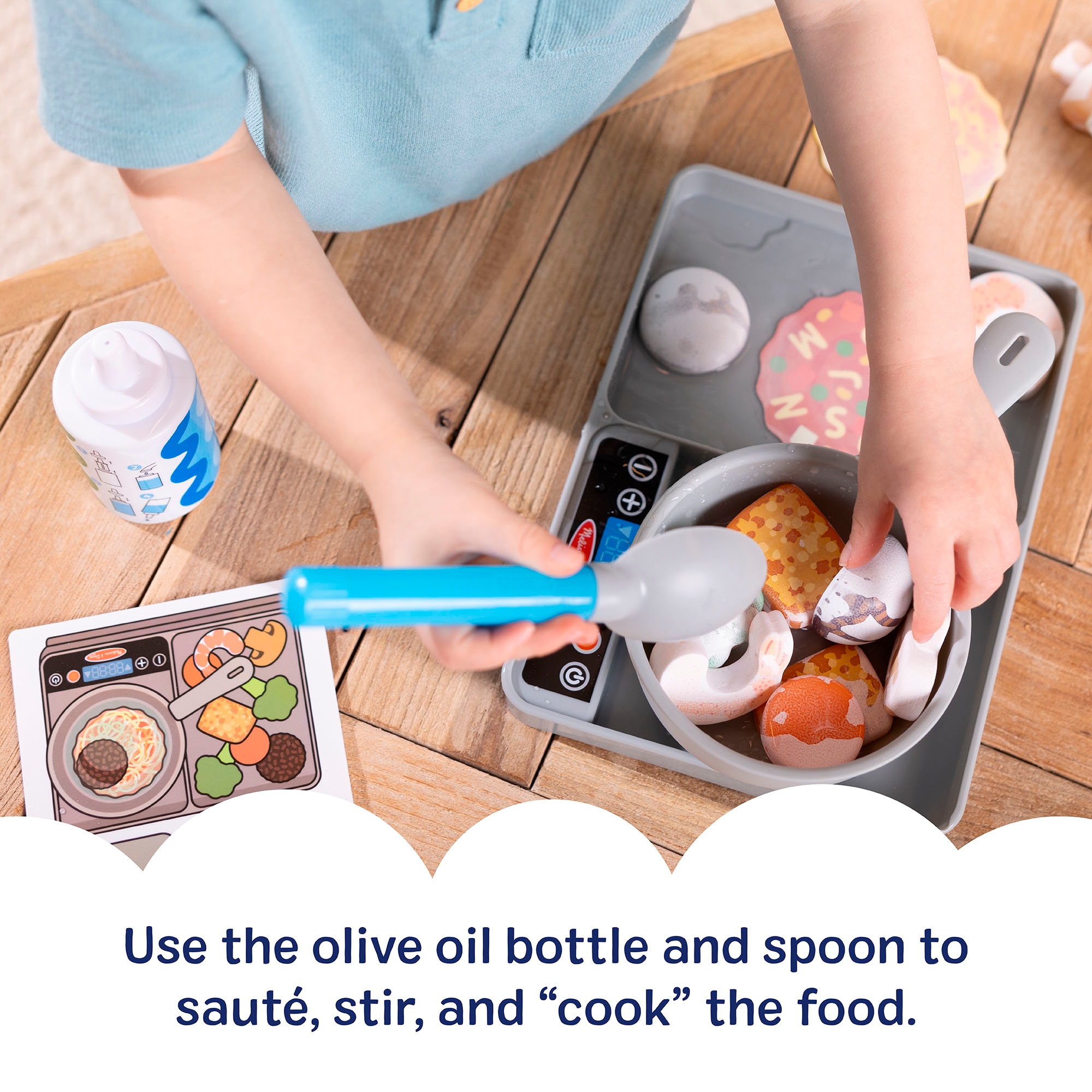 Spin Master Set de cuisine pour enfants »Melissa & Doug Water WOW« mit Farbwechseleffekt