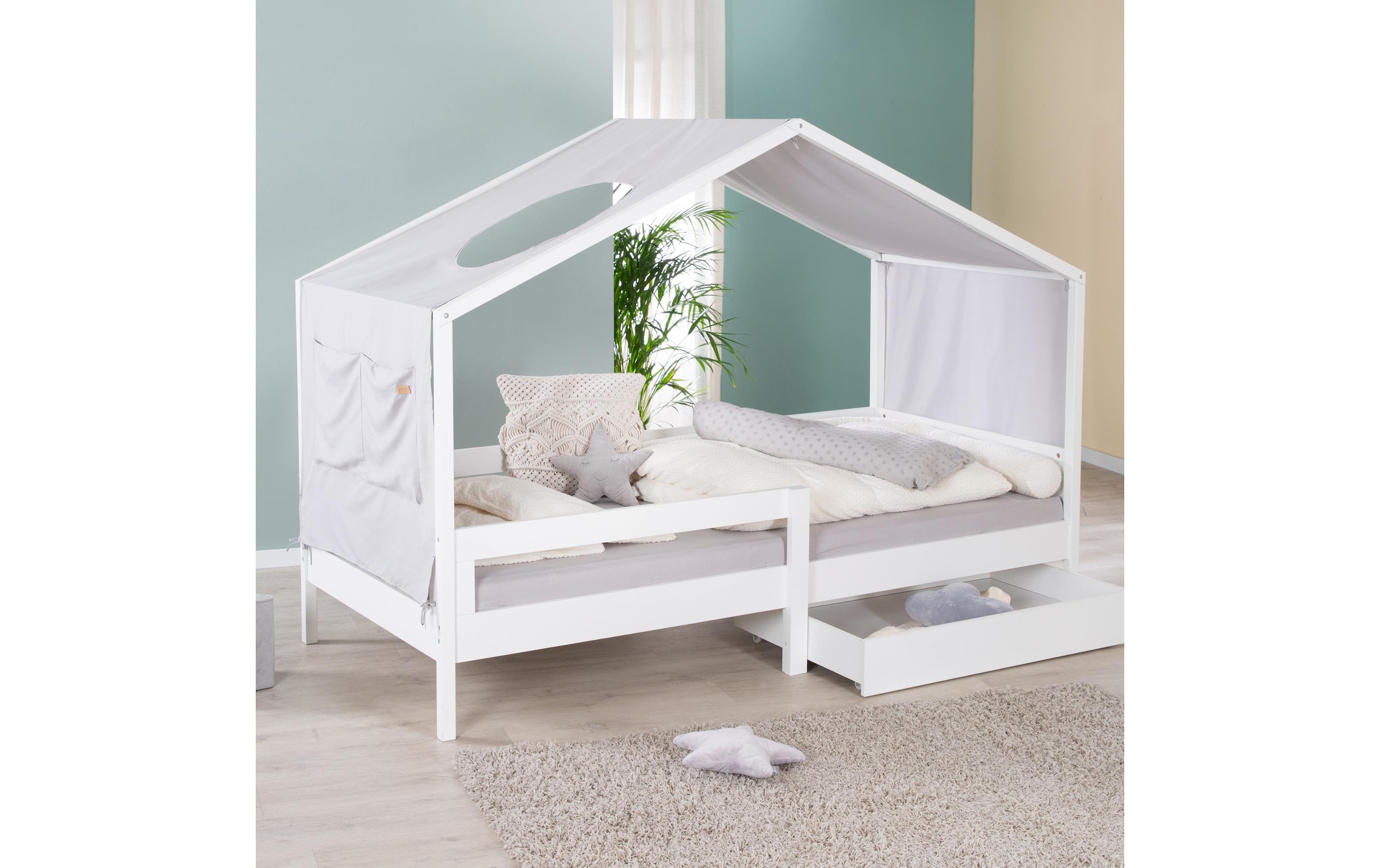 roba® Lit d'enfant »Hausbett 90 x 200 cm«
