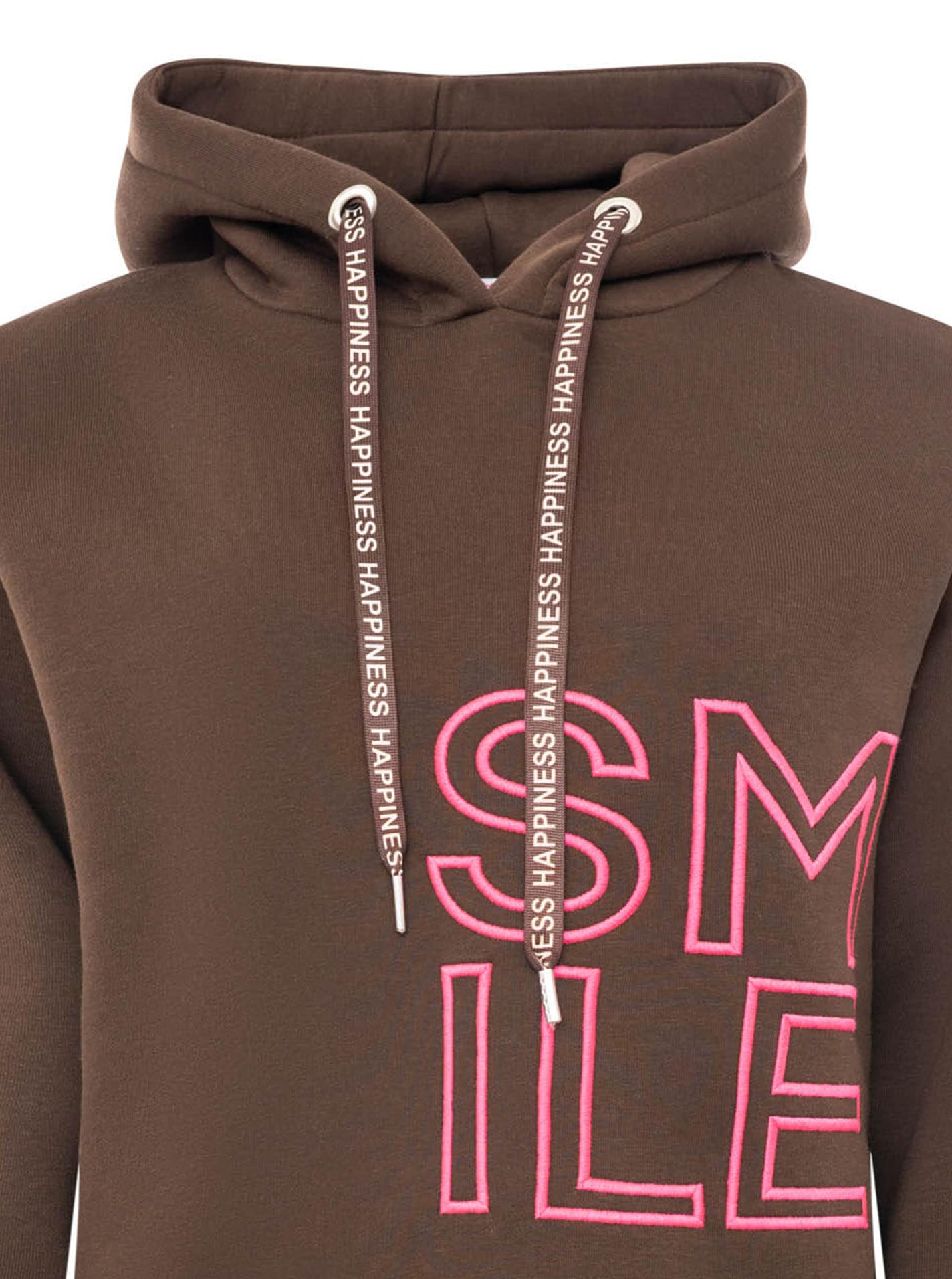 Zwillingsherz Hoodie »"Alissa 2.0"«, avec broderie SMILE devant et derrière
