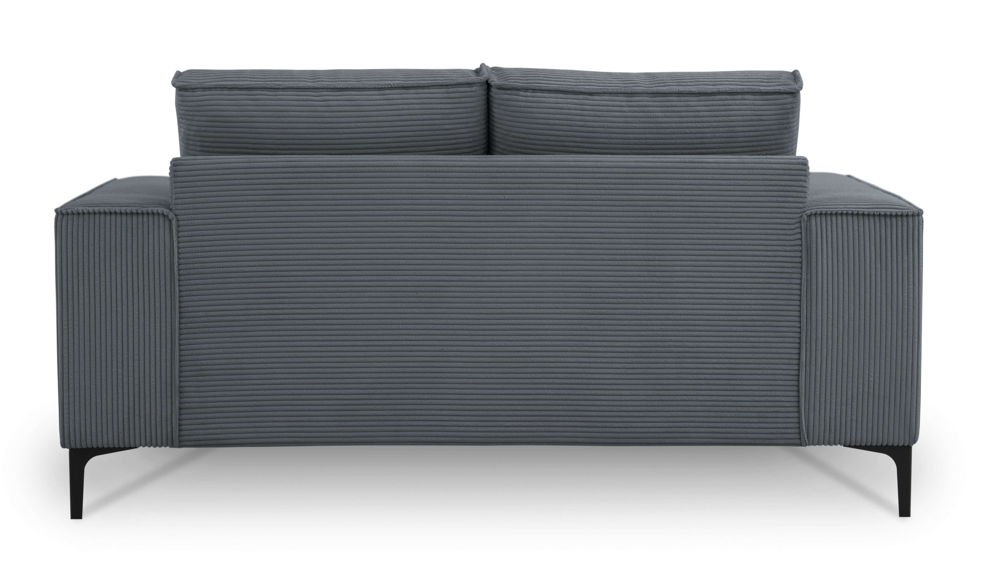 GOODproduct 2-places »OLAND Cord, Sofa, B: 164 cm, Skandi-Design« 164 cm, suspension à vagues, design scandinave, pieds en métal