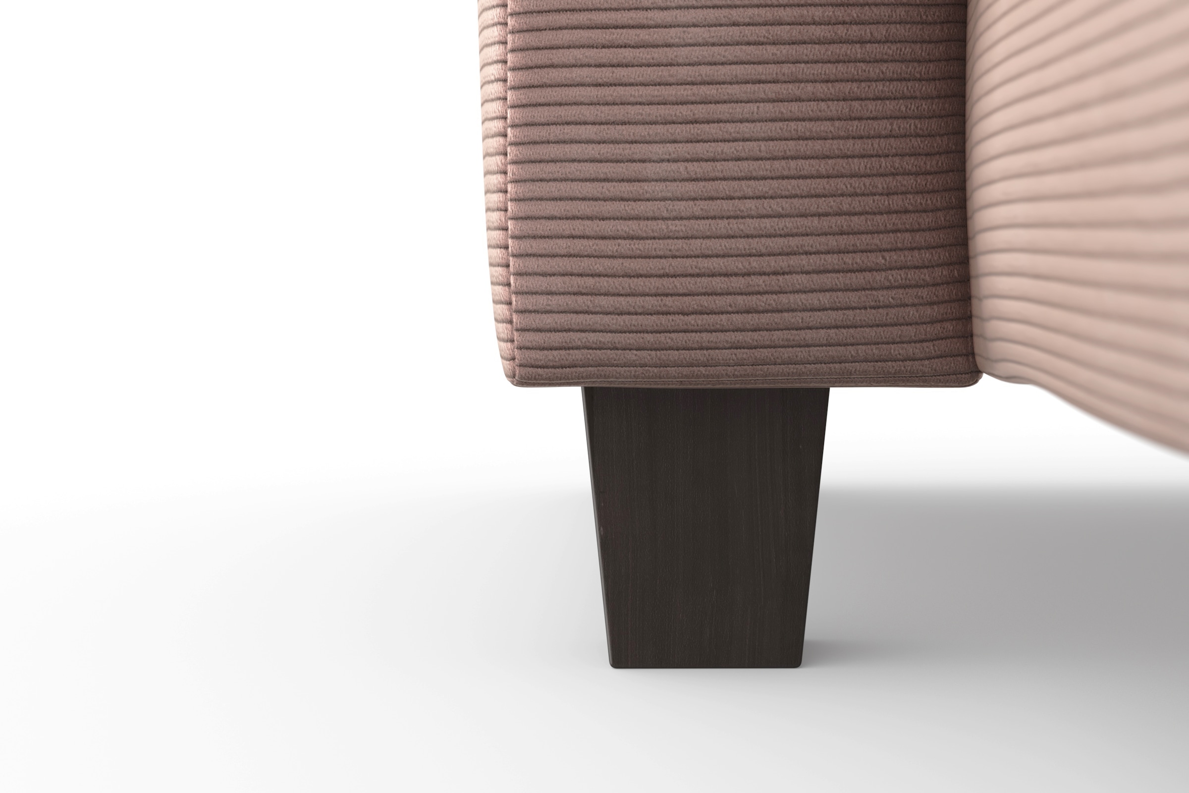 Home affaire Wohnlandschaft »Summer U-Form« mit oder ohne Bettfunktion und Bettkasten, wengefarbene Holzfüsse