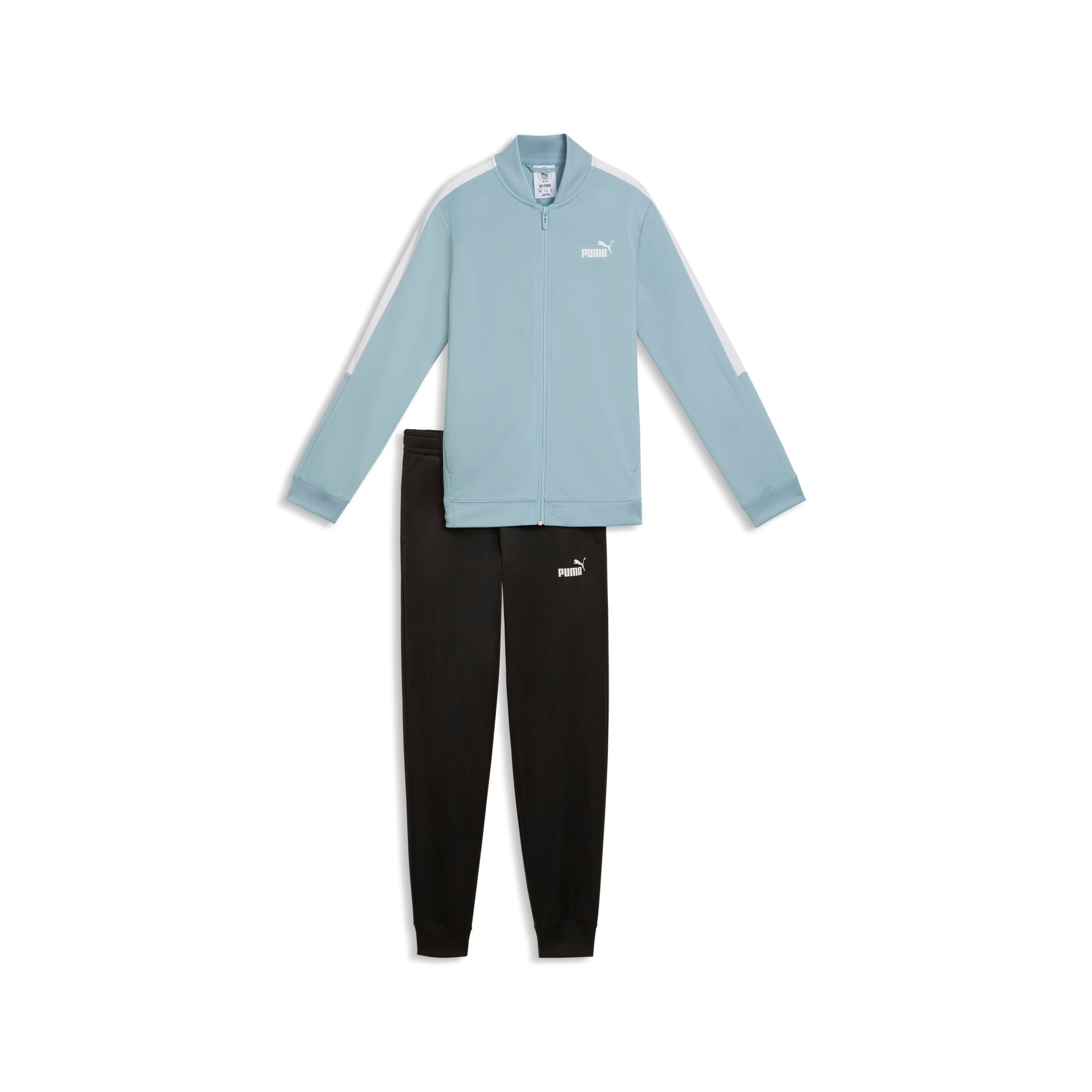 PUMA Combinaison d'entraînement »POLY BASEBALL SUIT G« 2 pièces zweiteiliges Set, mit Stehkragen, mit elastischem Bund, Regular Fit
