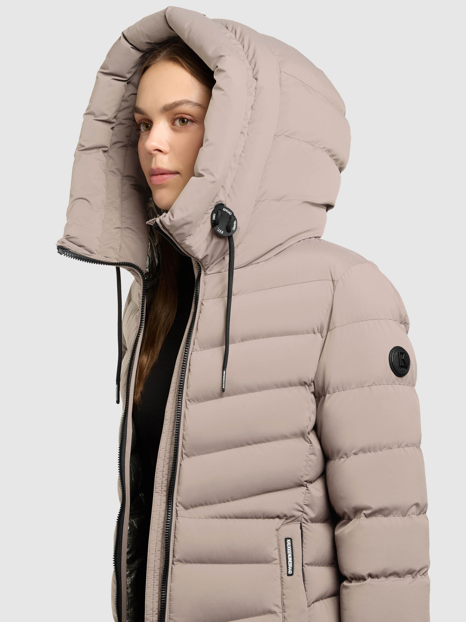 khujo Steppmantel »TUHANI5« mattes Obermaterial