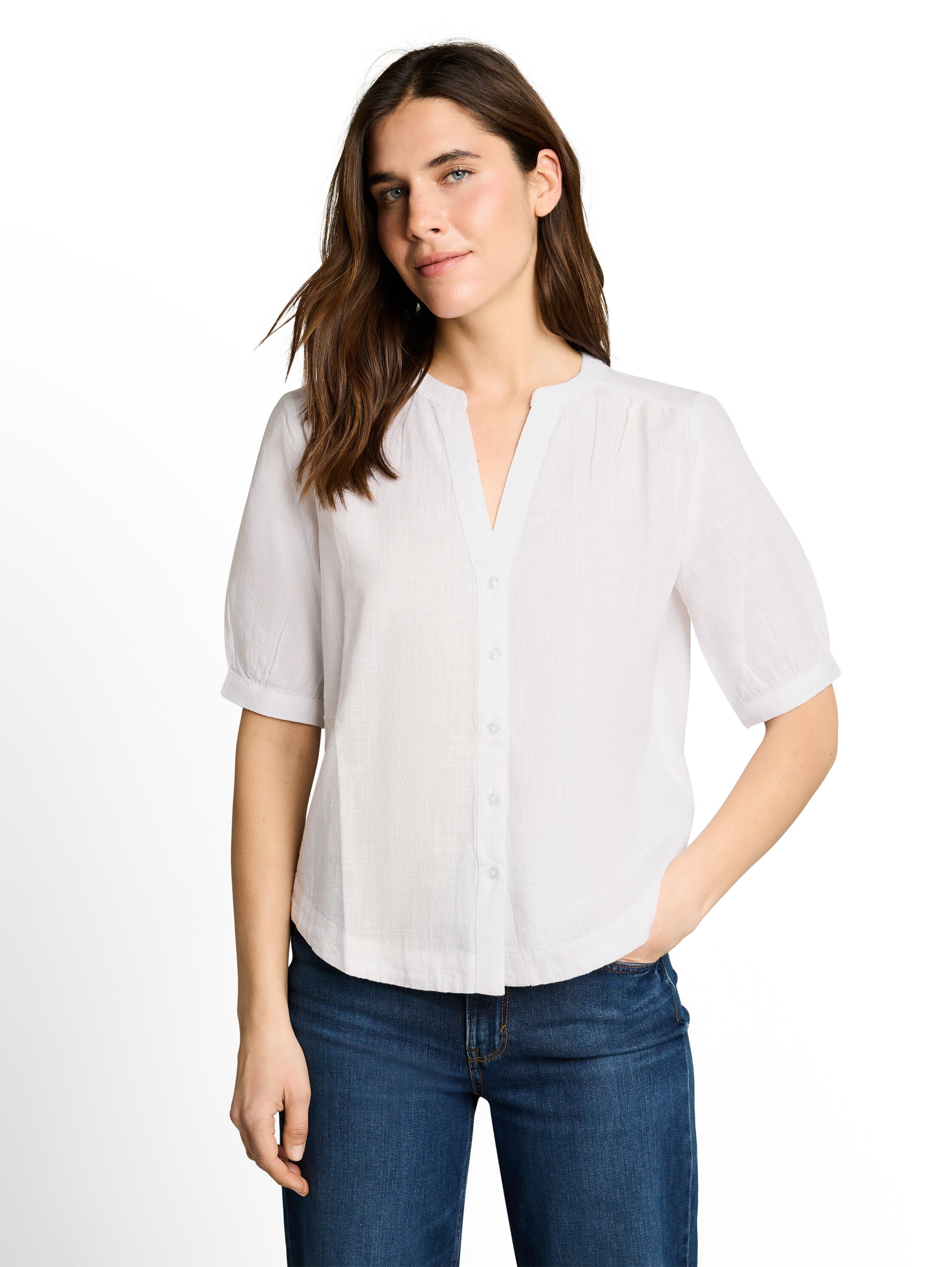 TOM TAILOR Klassische Bluse »Regular« mit Muster