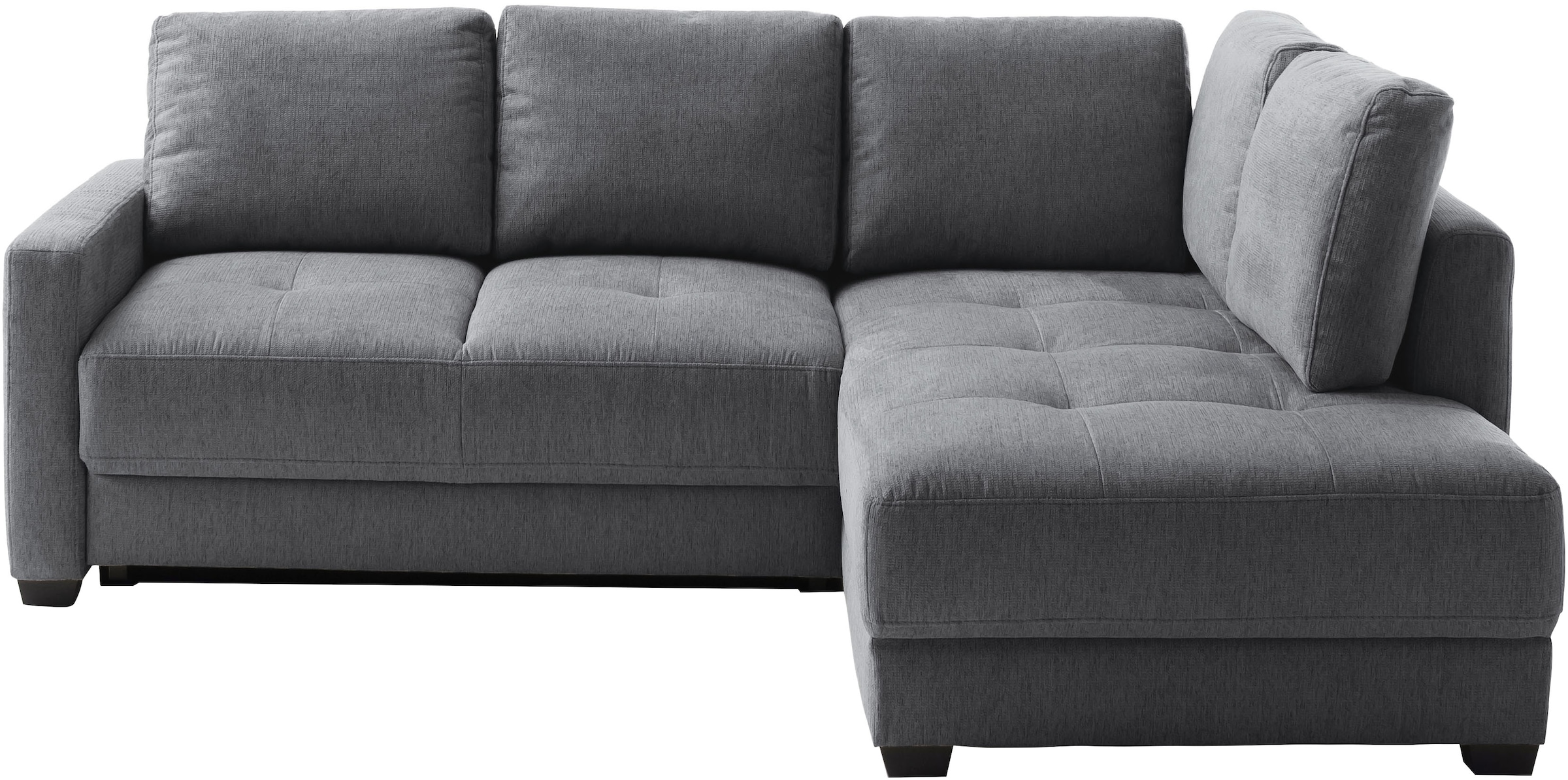 Mr. Couch Canapé d'angle »Pierre, L-Form mit Taschenfederkern« mit DuraSpring-Taschenfederkern bis 140 kg belastbar