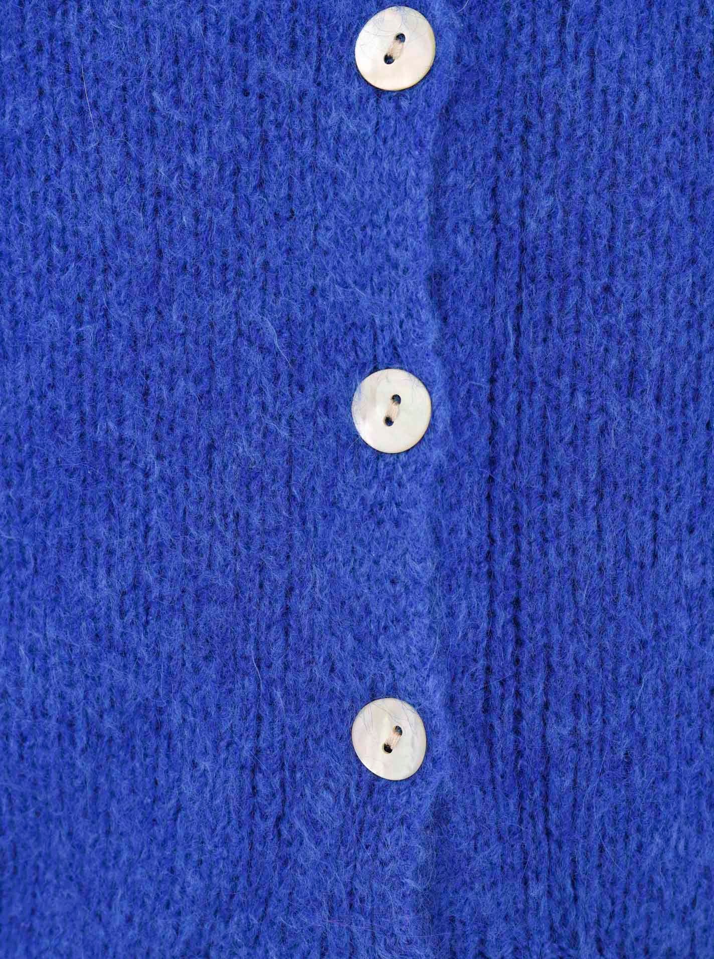 Zwillingsherz Strickjacke »"Uni"« One Size, Langarm, Knopfleiste, tiefer V-Ausschnitt, Wollanteil