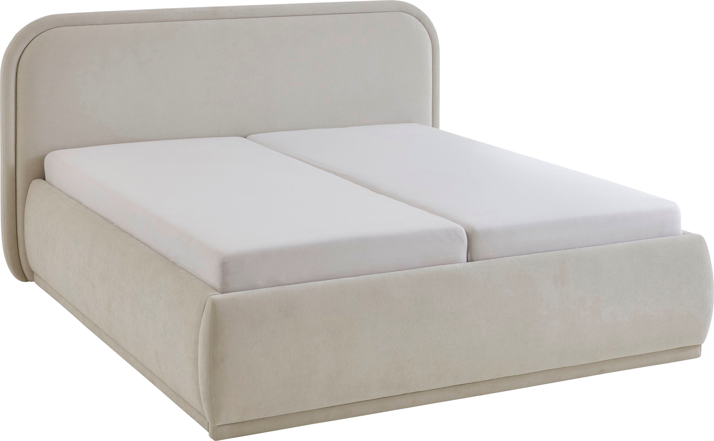 meise.möbel Lit rembourré »SOMA erhältlich in den Breiten 160 & 180cm, wahlweise mit Bettkasten« disponible en plusieurs couleurs