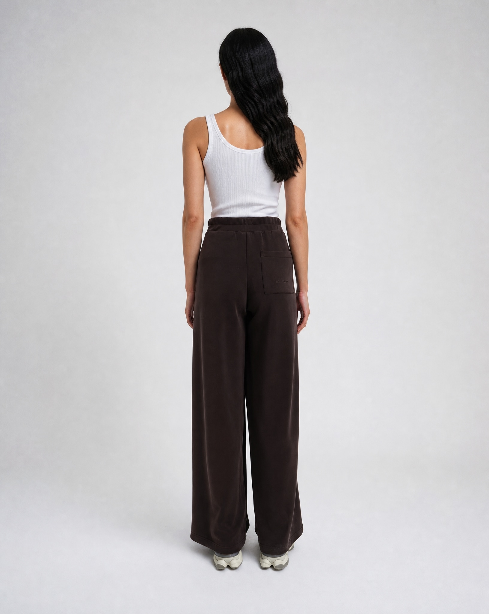 Smith & Soul Pantalon à enfiler  avec plis sur la taille, jambe large