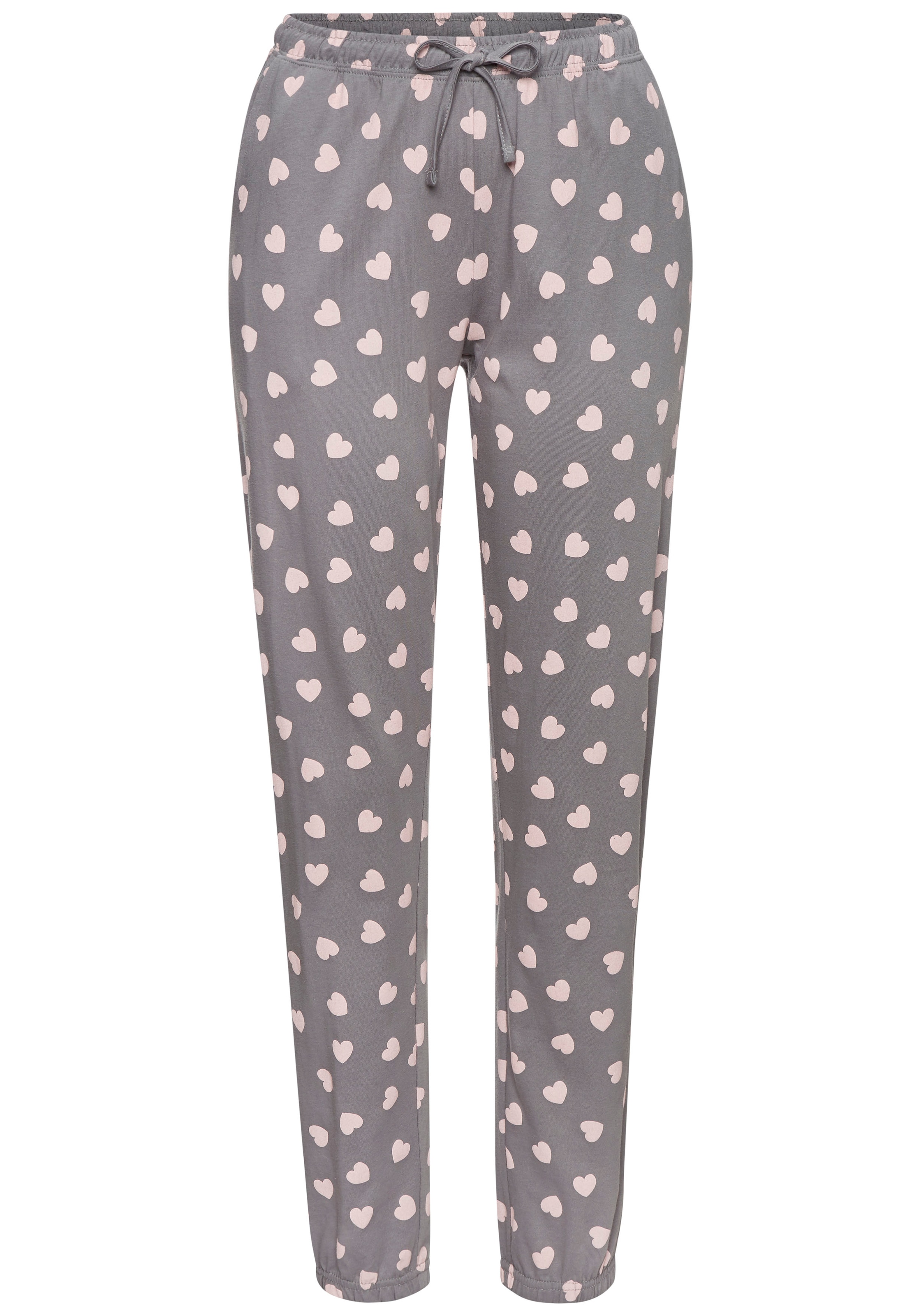 Vivance Dreams Pyjama Spar-Set, 2 Stück, 4 Stk. tlg., mit süssem Herzmuster