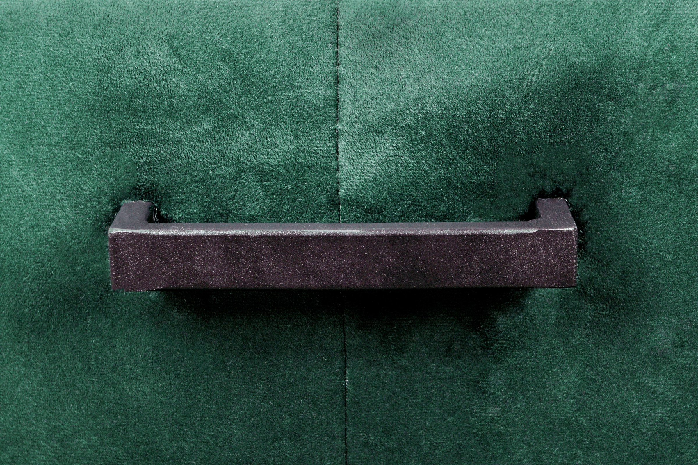 Kayoom Chaise rembourrée »Stuhl Eaden 225 2er-Set, samtiger Stoffbezug, Paspel aus Kunstleder« (Set) 2 cuisstilvoll, pflegeleicht, zeitgemässe Farbgebung, samtiger Stoffbezug