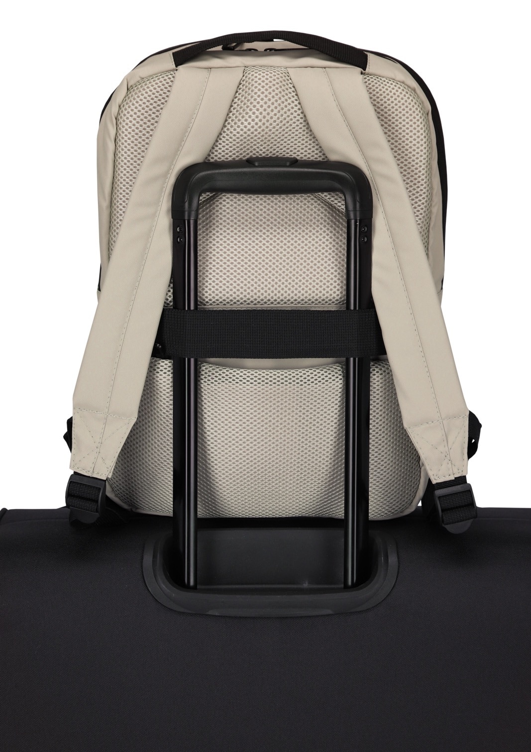 travelite Daypack »BASICS Plane Rucksack mit Laptopfach« mit gepolstertem Laptopfach und Sicherheitsfach