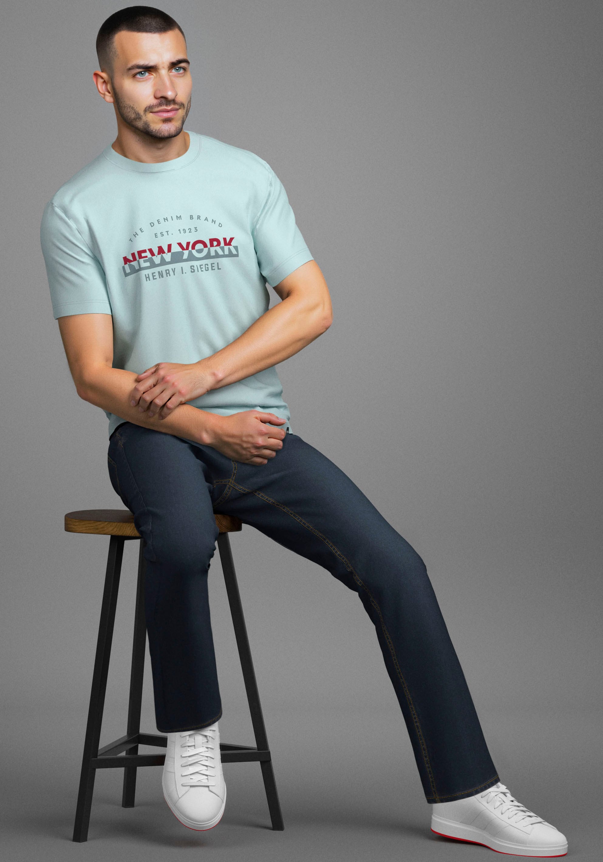 H.I.S Rundhalsshirt »Neue Kollektion!« mit Print