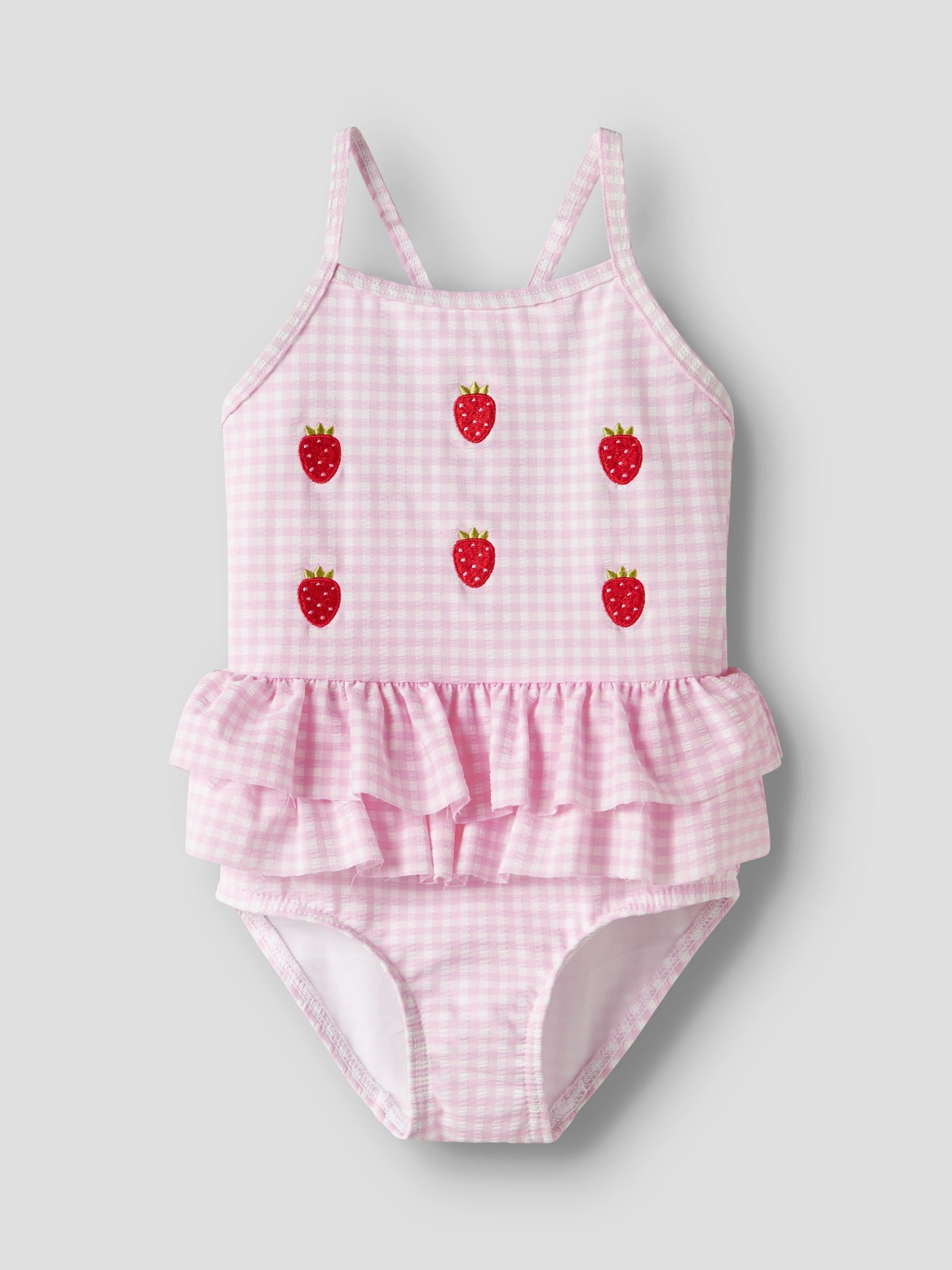 Name It Maillot de bain »NMFZAMMER SWIMSUIT« avec broderie et volants