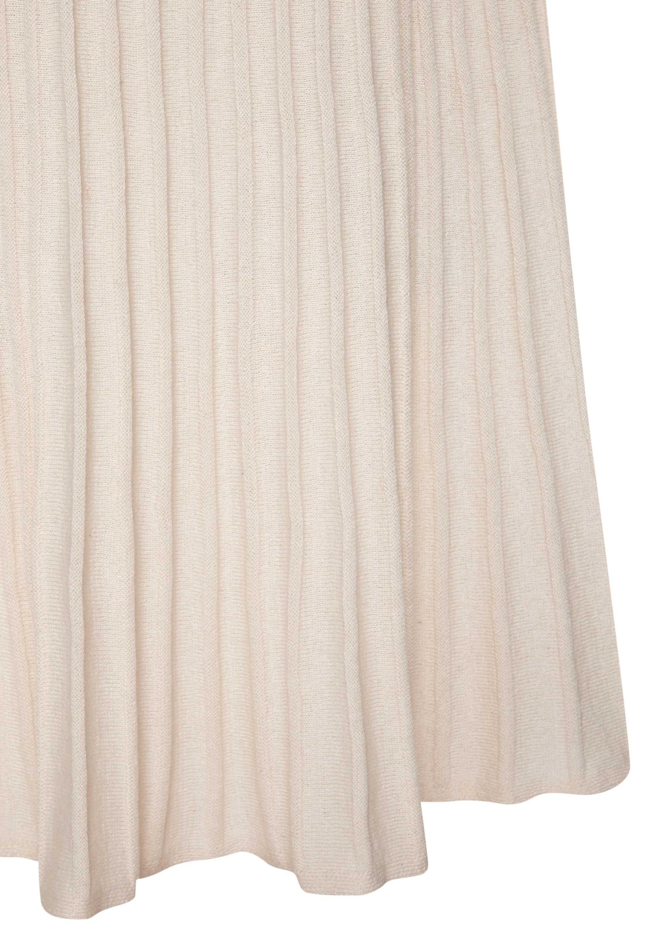 LASCANA Jupe en tricot in Plisseeoptik, eleganter Maxirock aus Strukturstrick