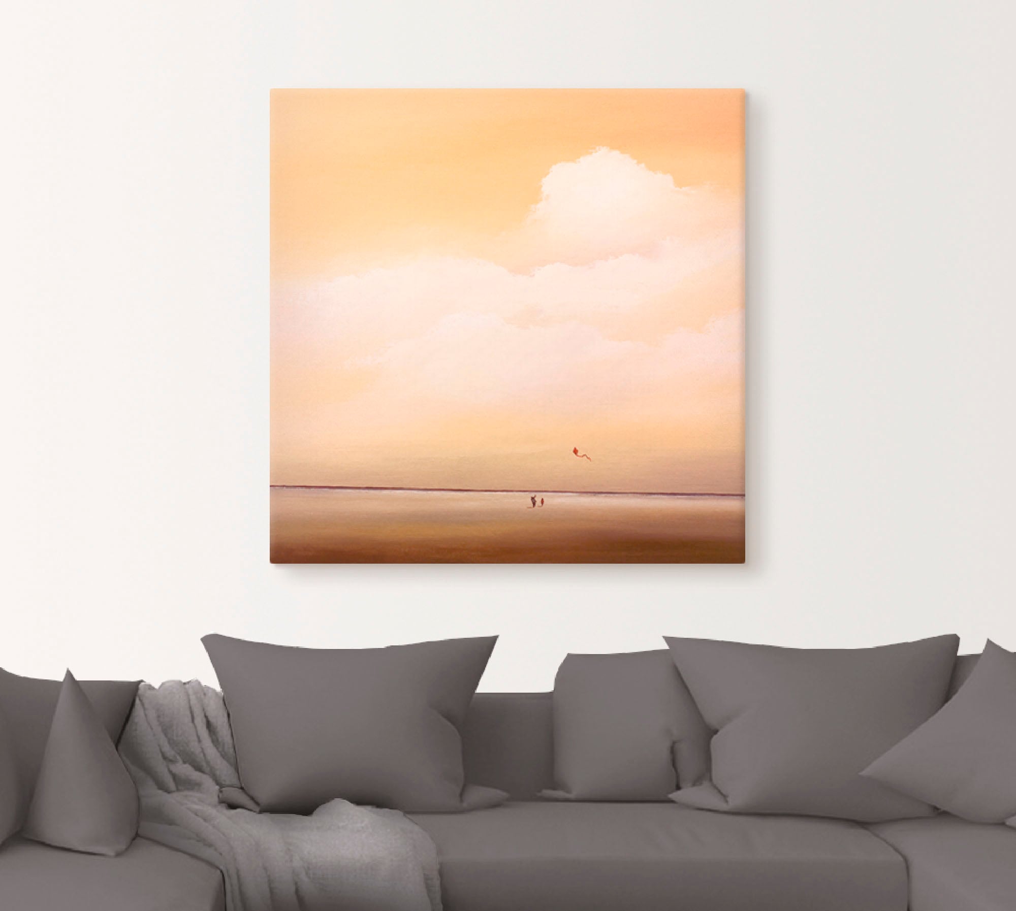 Artland Tableau sur toile »Höhenflug« 1 cuis tlg. auf Holzrahmen gespannt