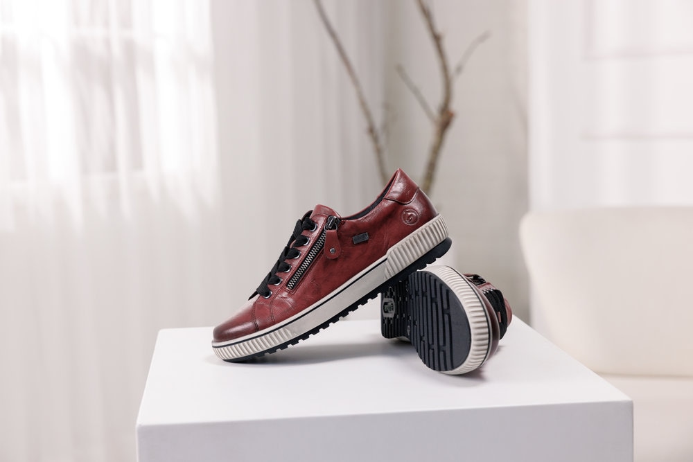 Remonte Baskets à plateforme  , chaussure de loisirs, chaussure basse, chaussure à lacets avec fermeture éclair extérieure
