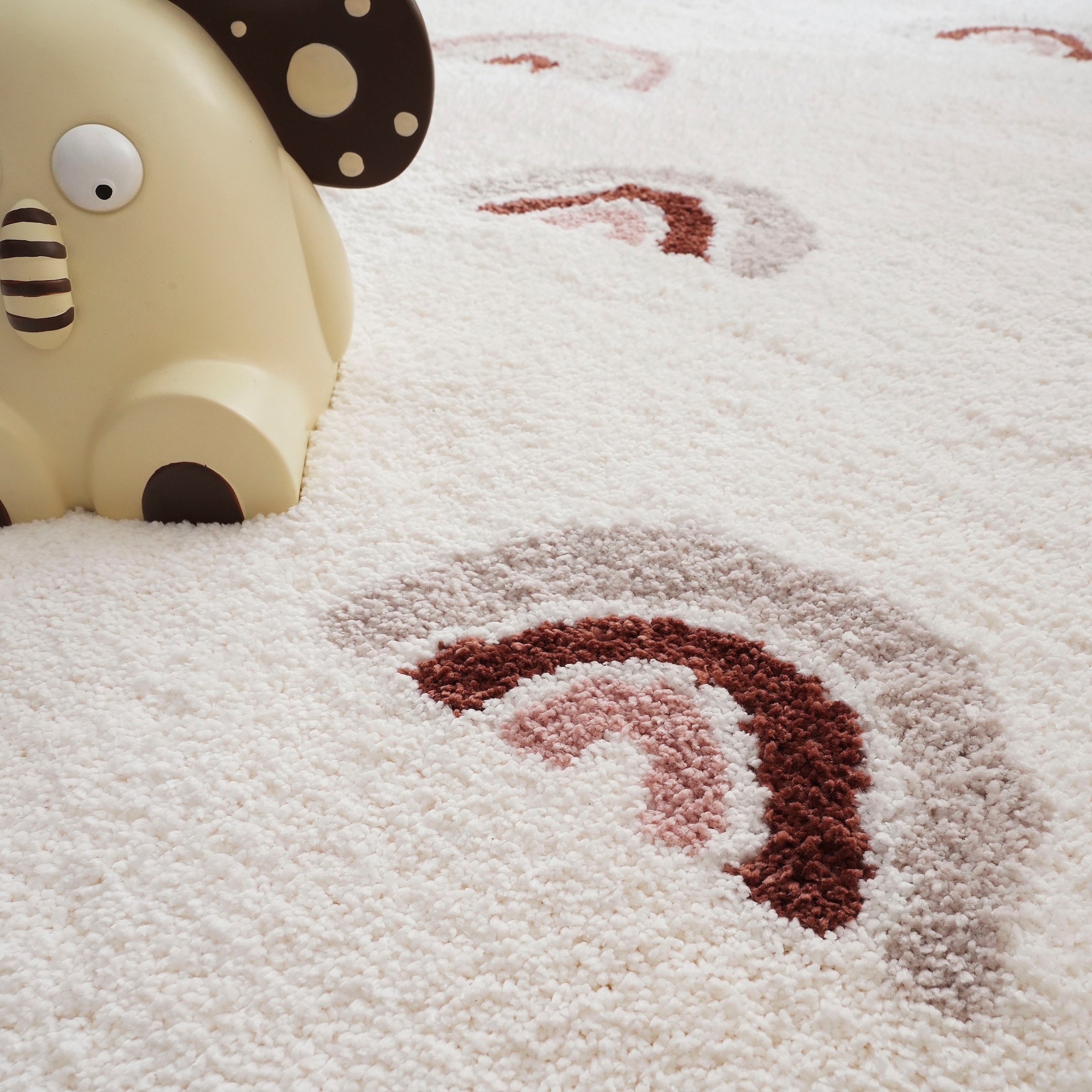 my home Kinderteppich »Regenbogen« rechteckig 20 mm Höhe weich, Pastell-Farben, modernes Design, Kinderzimmer