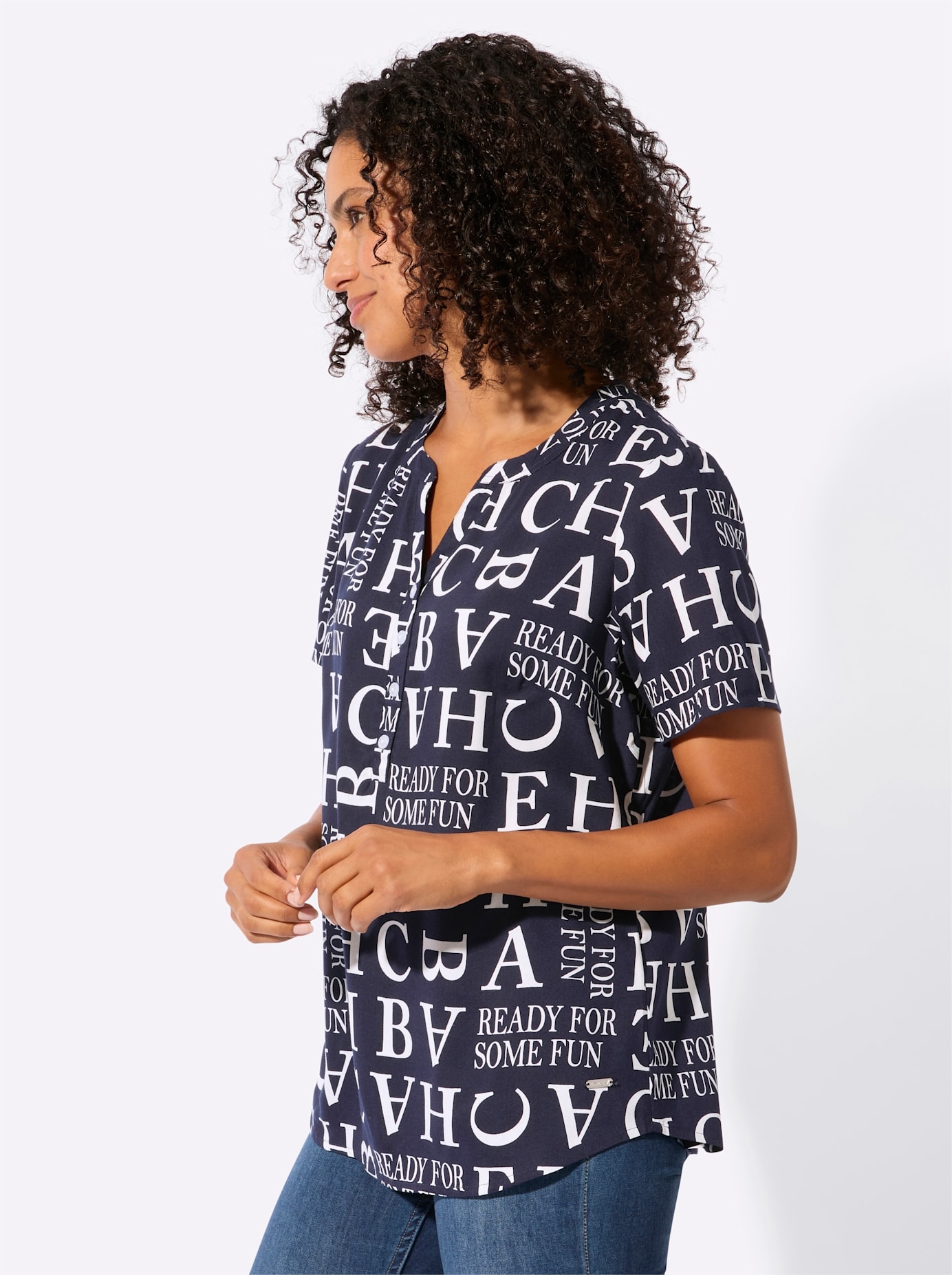 Casual Looks Blouse à pression