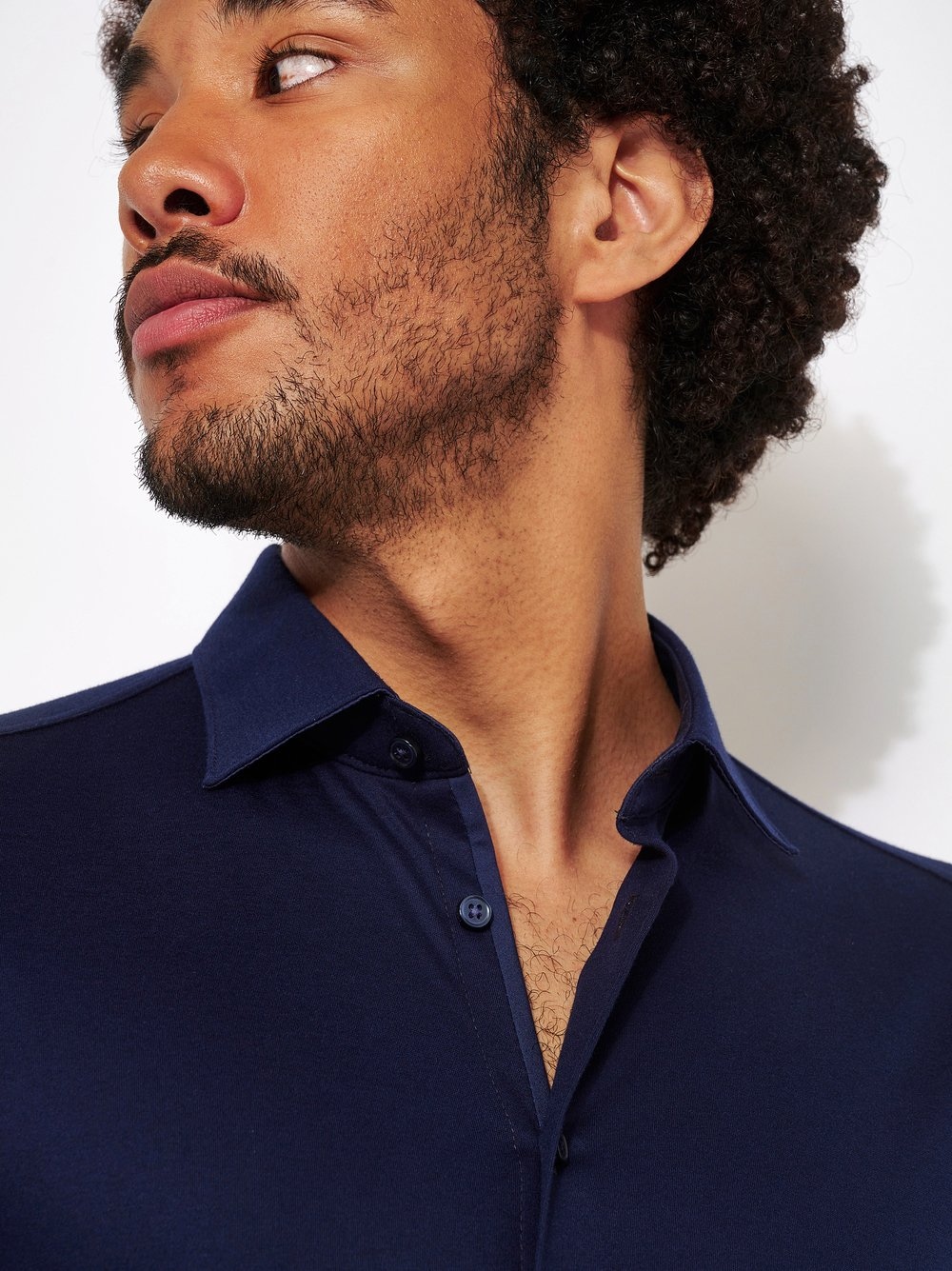 DESOTO Chemise à manches longues »Jerseyhemd Casual Kent langarm« Flexibler Stretch