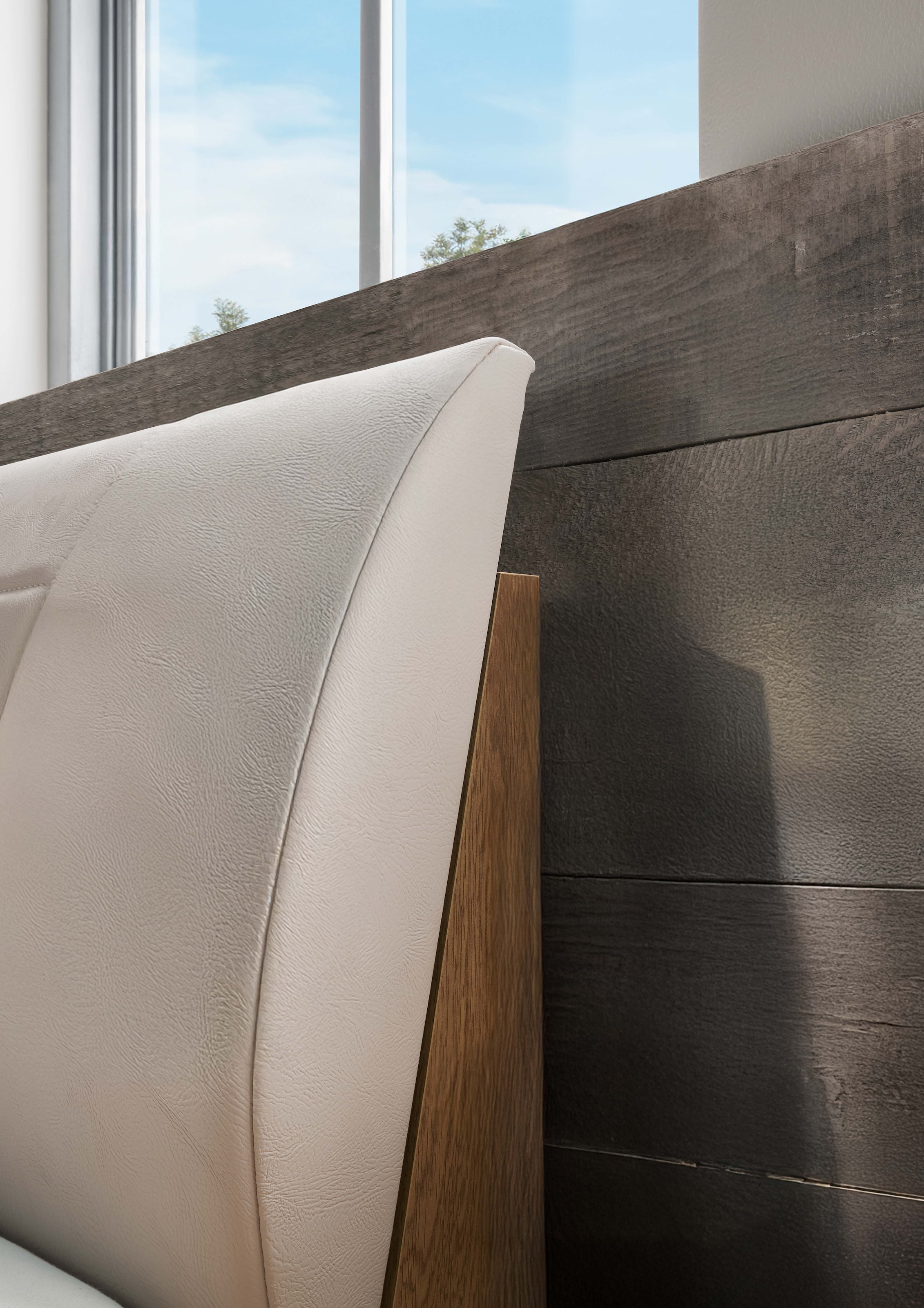 WIEMANN Holzbett »Cardiff, Bettgestell, Bettrahmen, teilmassiv, mit Polsterkopfteil« Belastbarkeit 110/220 Kg, 4-fache höhenverstellbar, MADE IN GERMANY,  Fussteil aus Massivholz, verschiedene Grössen