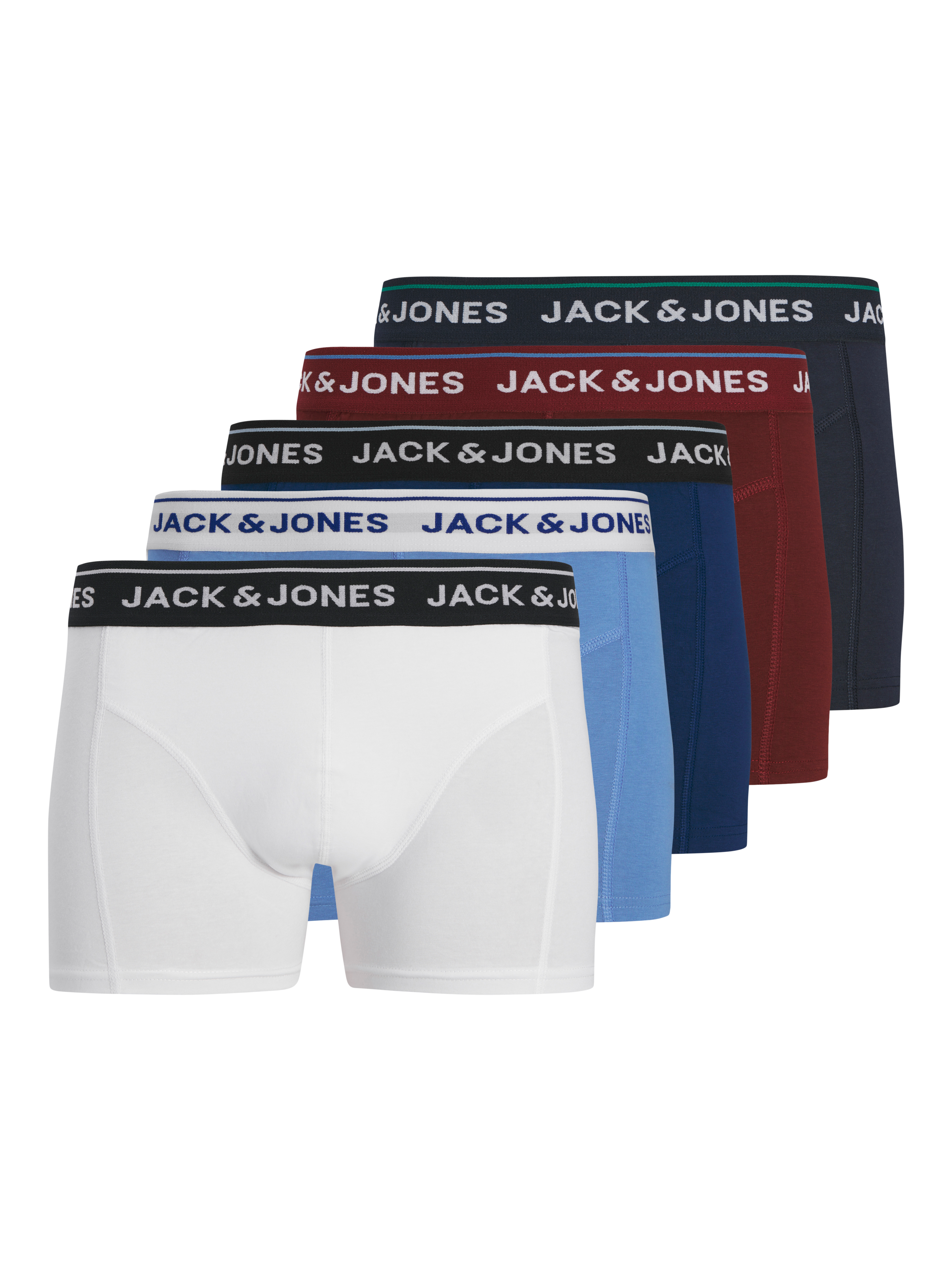 Jack & Jones Tronc »JACBRANCO SOLID TRUNKS 5 PACK« Paquet, 5 cuis