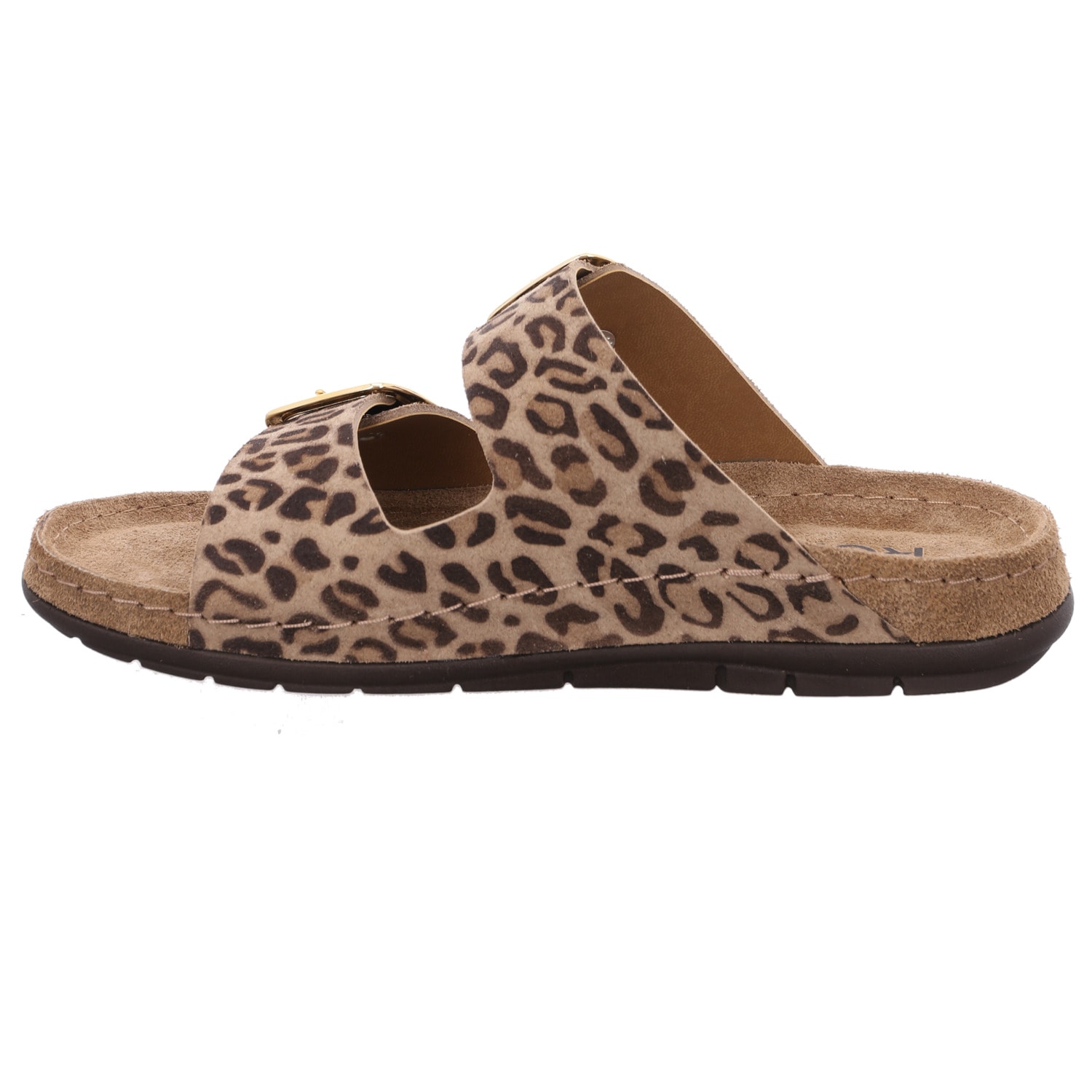 Rohde Pantolette »Rodigo Leo«  Sommerschuh, Hausschuh mit Leo-Print