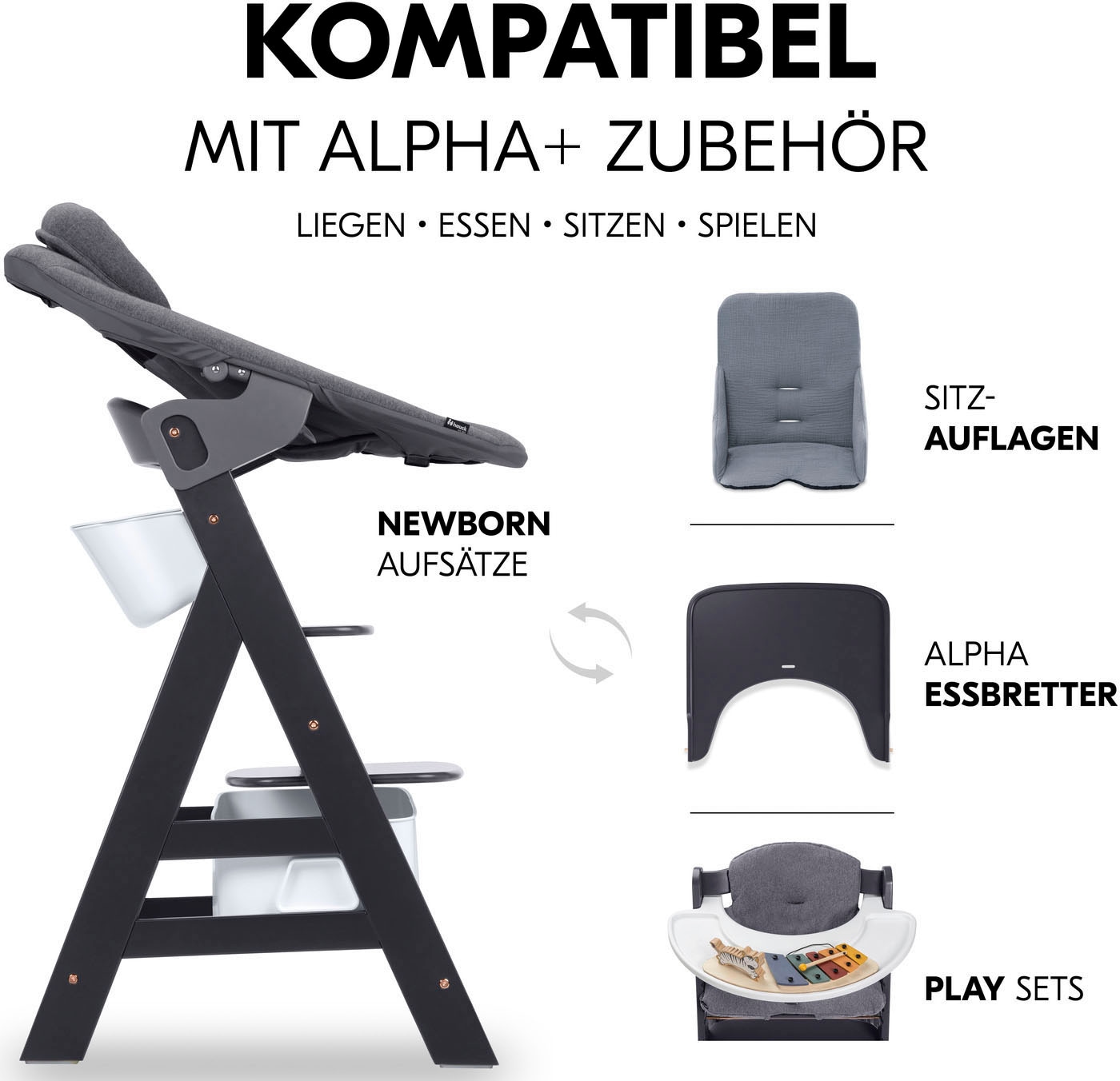 Hauck Aufbewahrungsbox »Highchair Box S, white« für Hochstühle