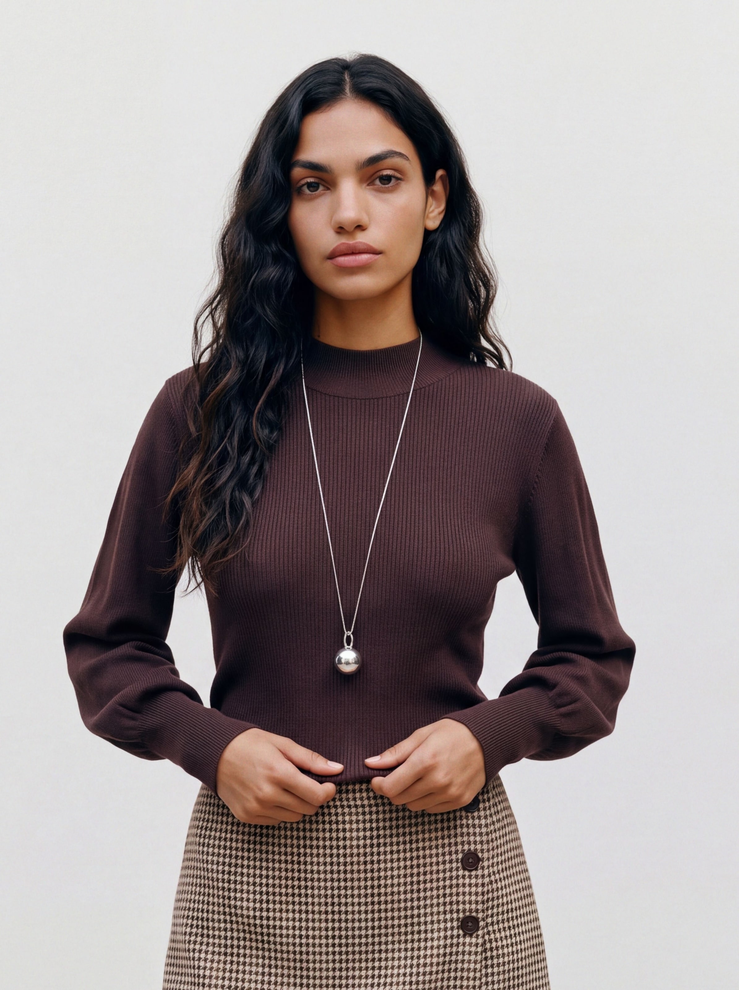 Vero Moda Strickpullover »VMHOLLYKARIS LS FUNNELNECK PULLOVER BOO« Viskosemischung