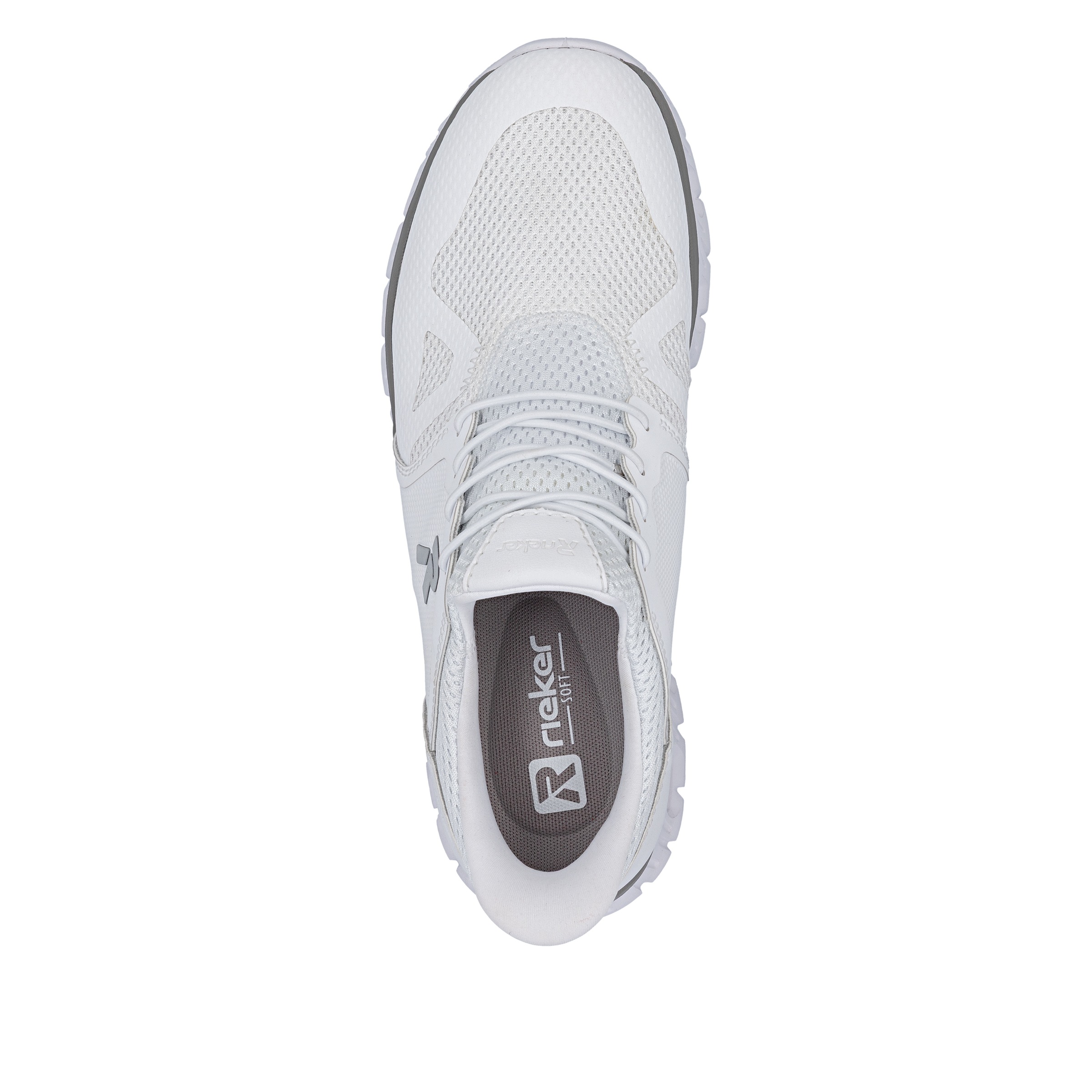 Rieker Baskets slip-on »Ready2GO«  chaussure à enfiler, sneaker décontracté avec élastique et bordure douce en peau d’agneau