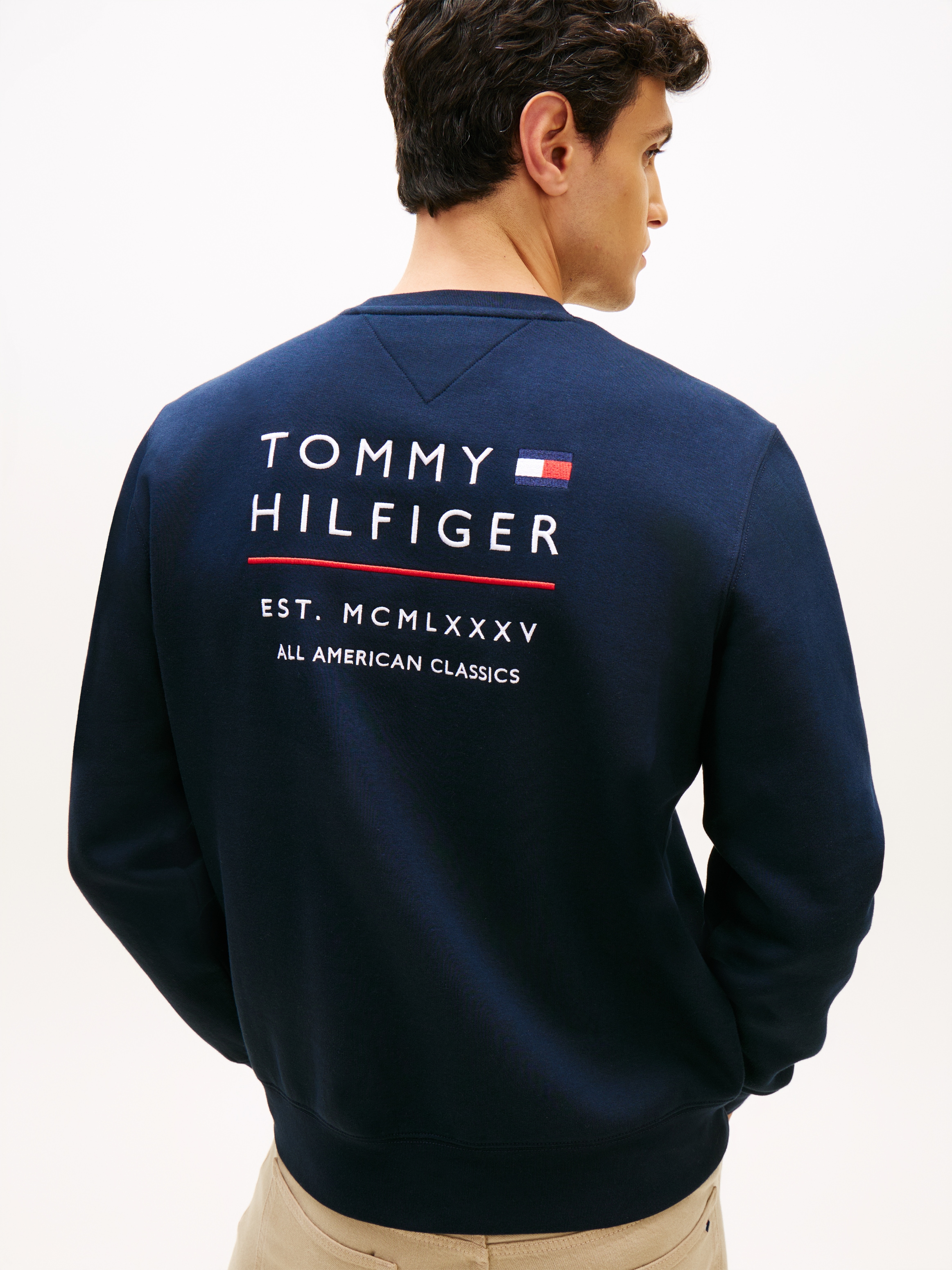 Tommy Hilfiger Sweat-shirt »BRAND LOVE TERRY EMBROIDDERY STACK«
