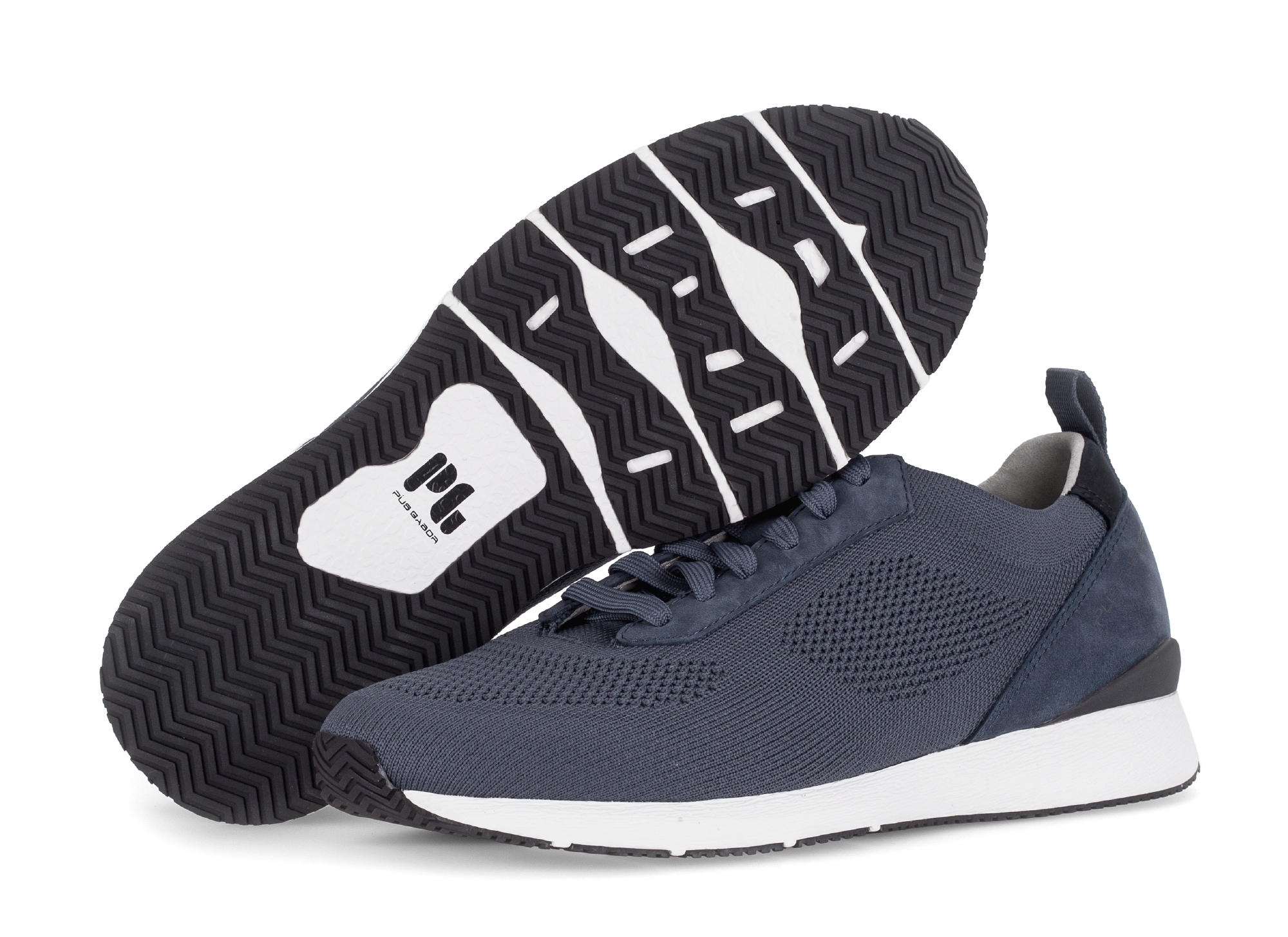 Pius Gabor Sneakers  chaussure basse, chaussure à lacets avec languette pratique, largeur G